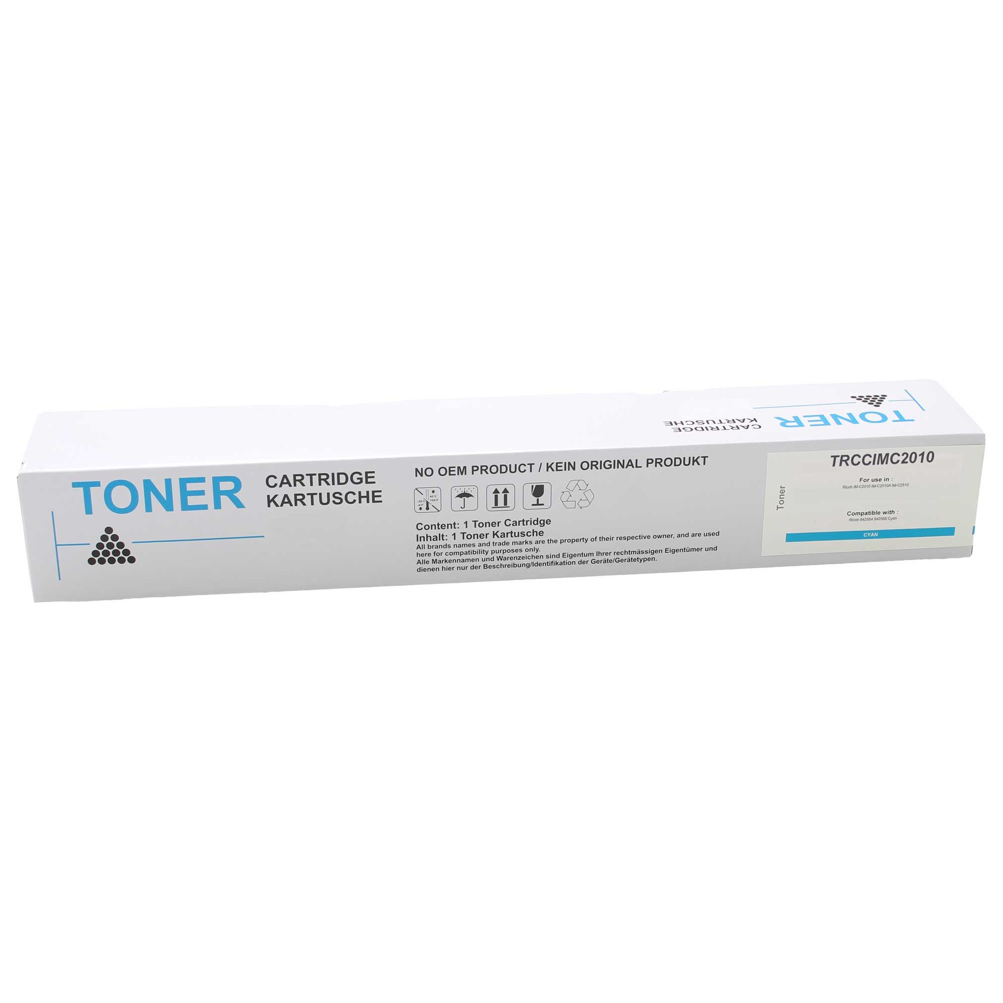 ABC Tonerkartusche Kompatibler Toner für Ricoh 842564 Cyan 18000 Seiten IM-C2010 IM-C2010