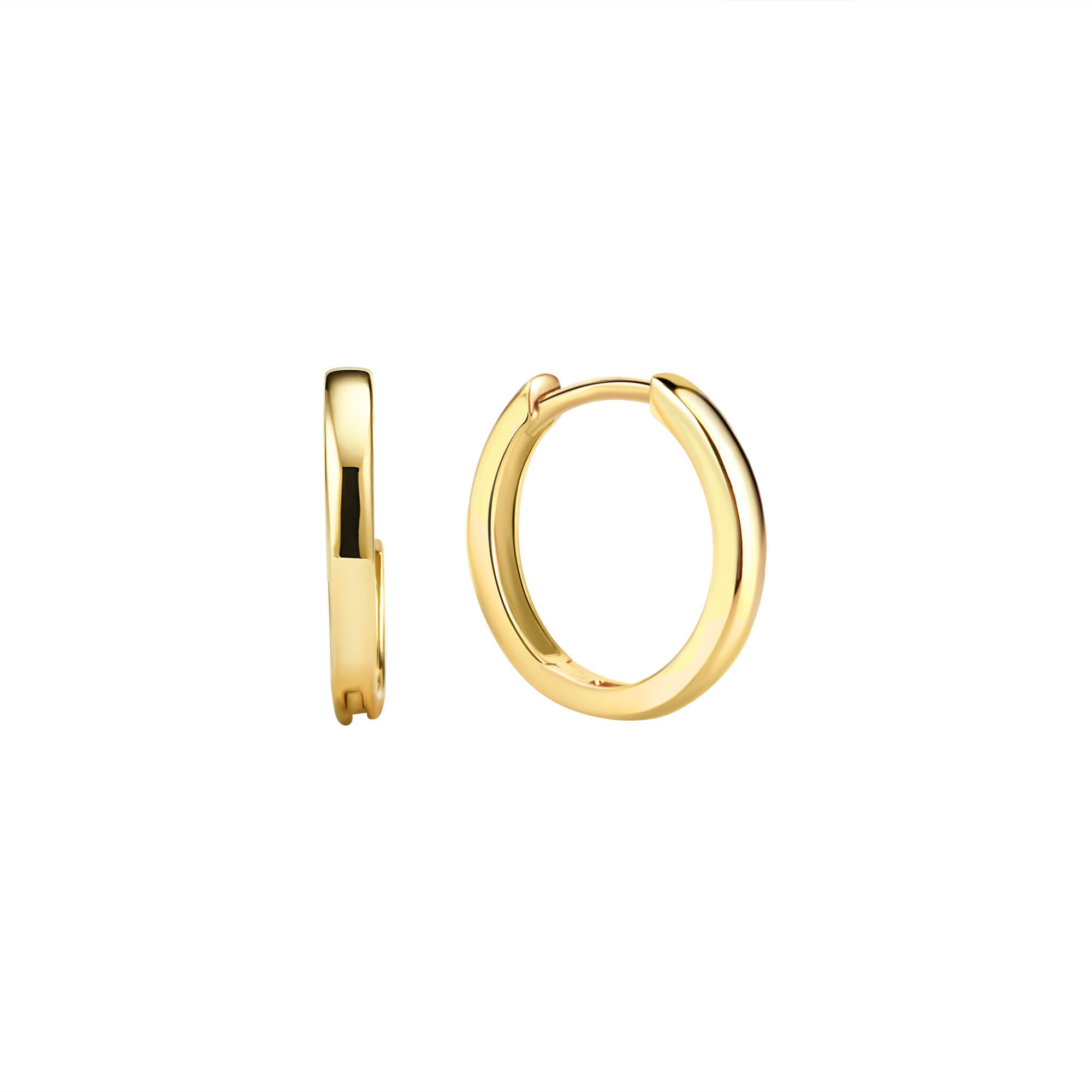 Paar Creolen 333/- Gelbgold glanz