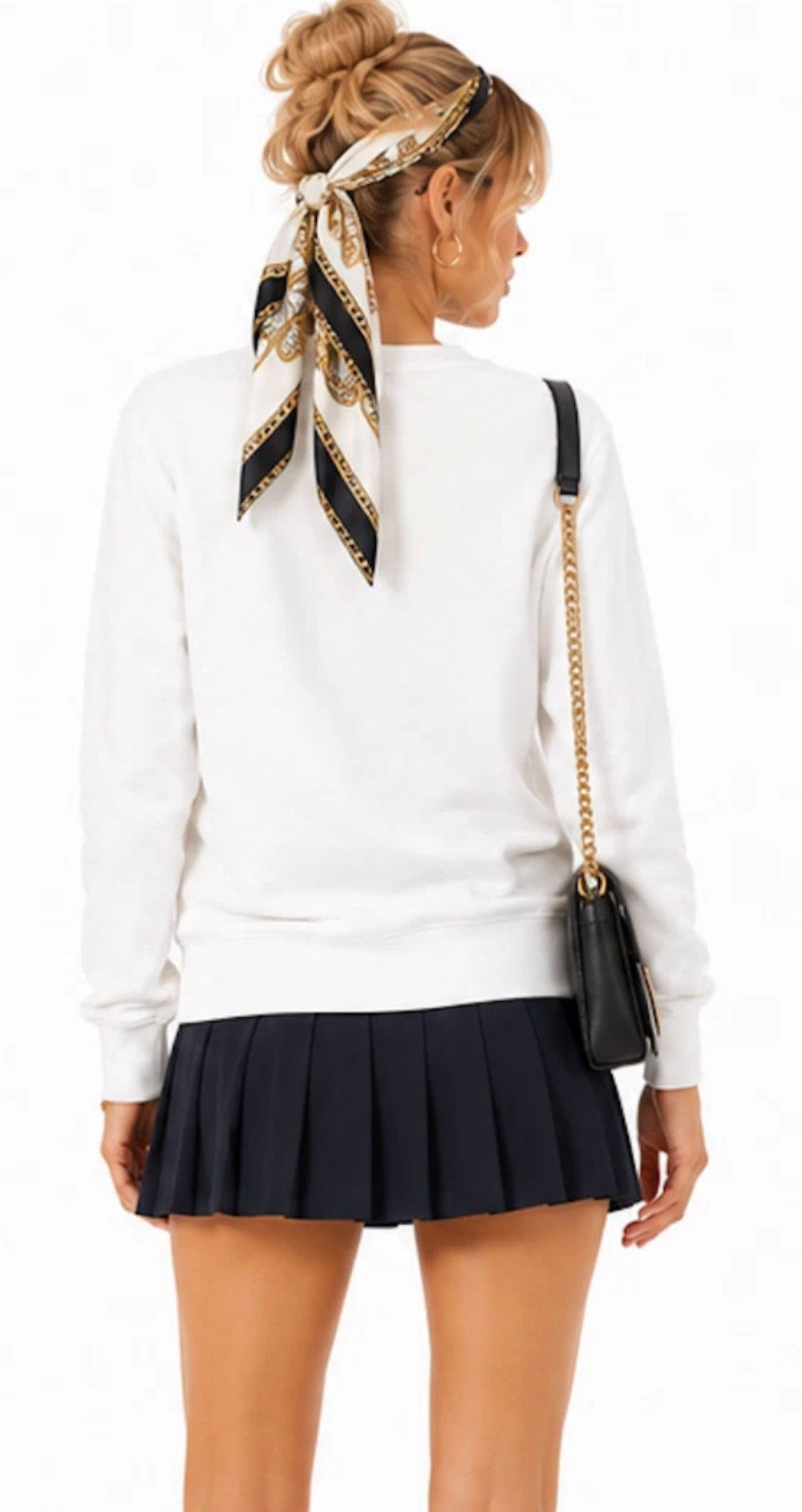 Moschino Sweatshirt Couture! Milano Sweatshirt Premium Pullover Sweater Ikonisches Statement-Piece der Moschino Couture! Kollektion