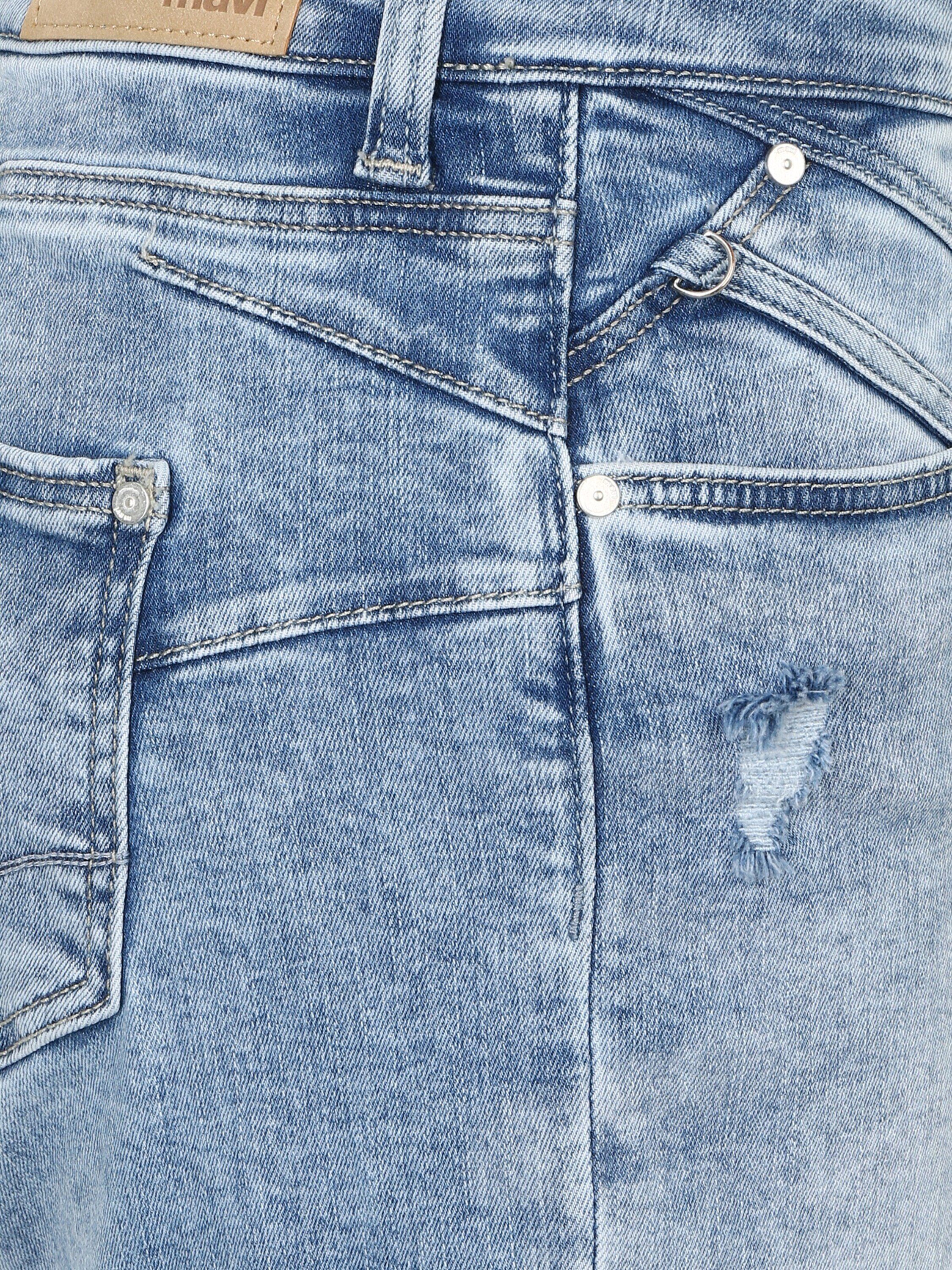 Jeansshorts Details, PIXIE Mavi Seitliche Eingrifftaschen Plain/ohne (1-tlg)