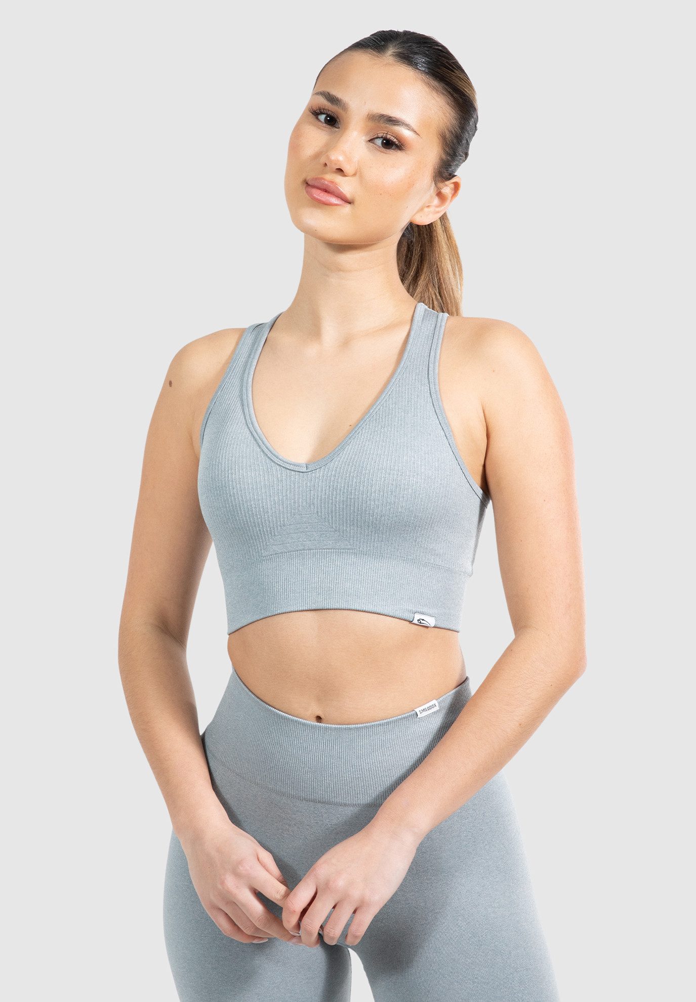 Smilodox Sport-BH Amaze Pro, Seamless Sport Bra Gerippter Stoff Fitness Yog günstig online kaufen