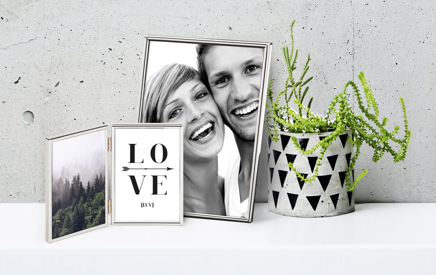 Walther Design Portraitrahmen Chloe in drei günstig online kaufen