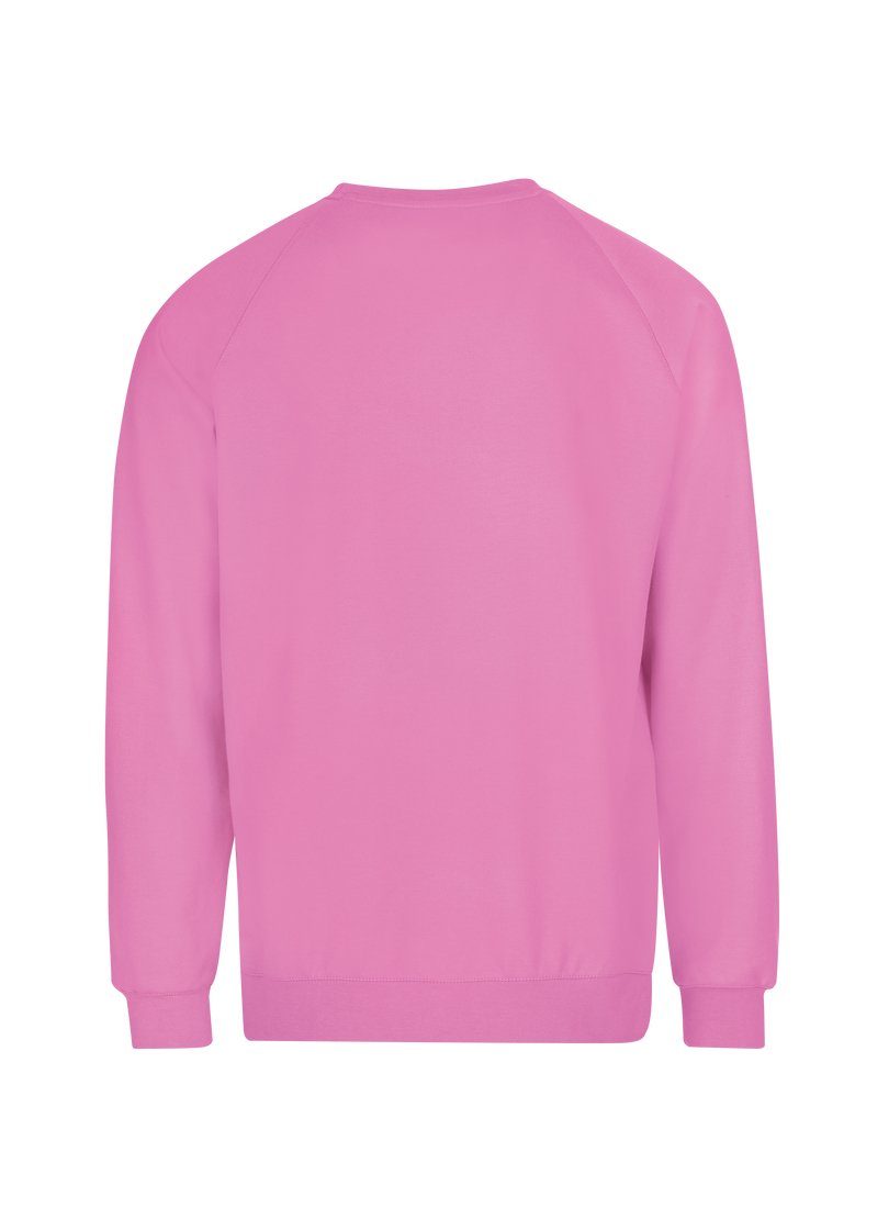 Trigema Sweatshirt TRIGEMA candy Innenseite angerauter mit Sweatshirt