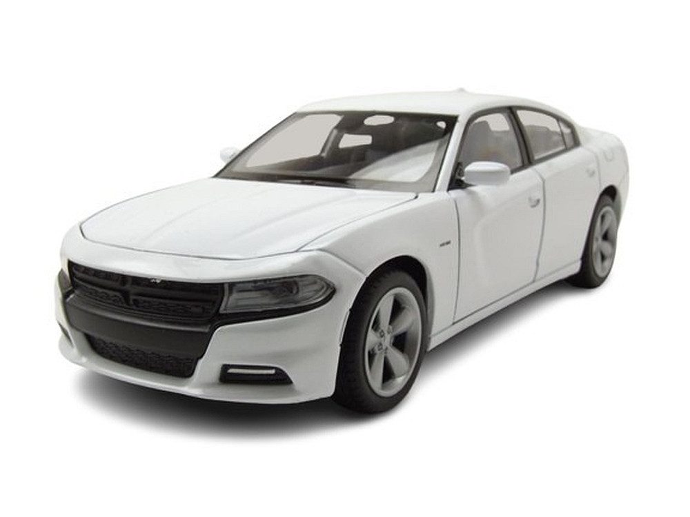 Welly Modellauto Dodge Charger R/T 2016 weiß, Maßstab 1:24