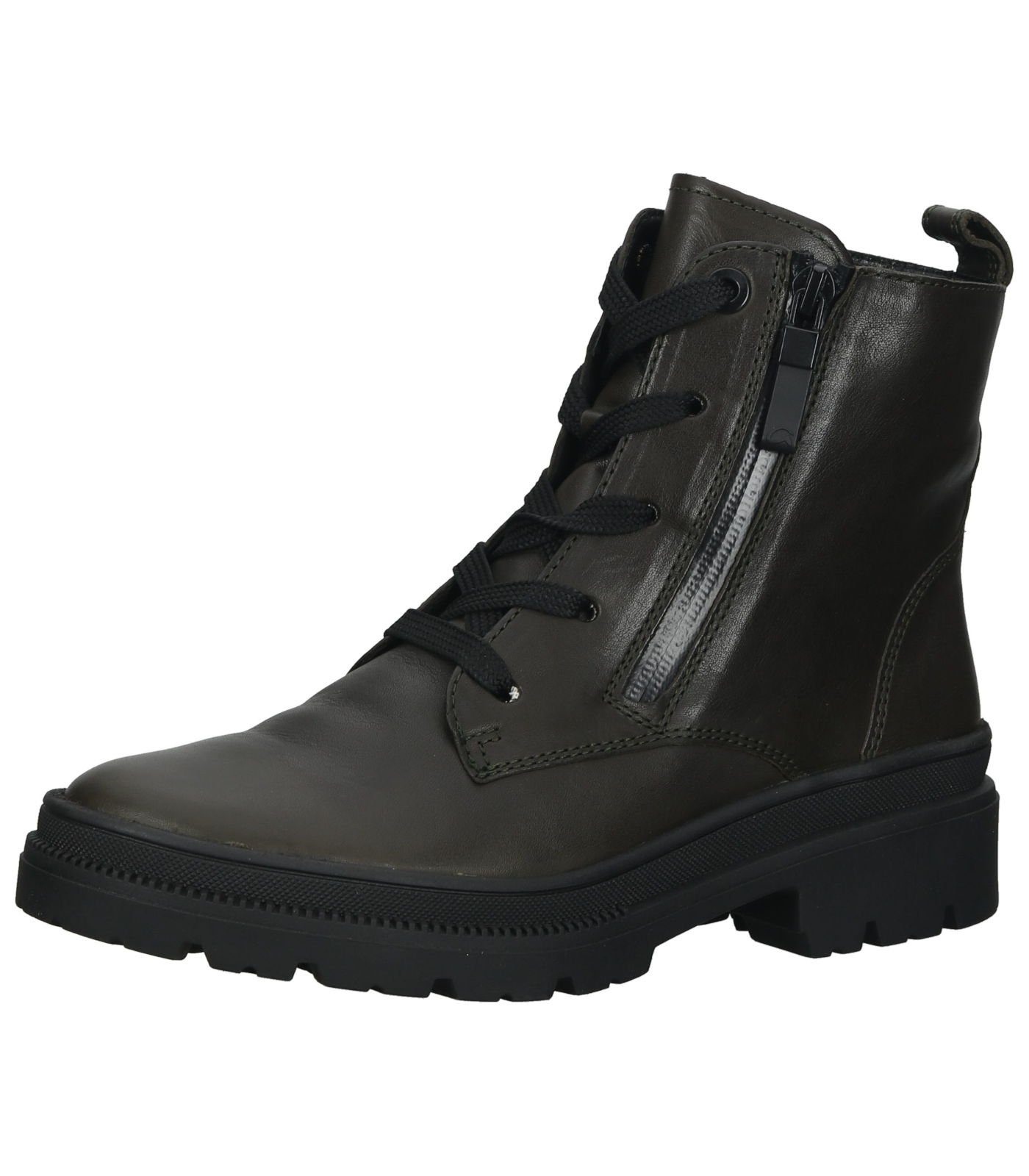 046681 Leder Snowboots grün Ara Boots