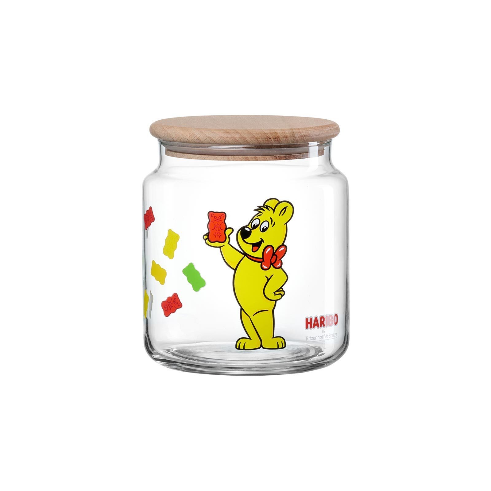 Ritzenhoff & Breker Vorratsdose Haribo Dose Allover ø 12 cm, Glas, (1-tlg)