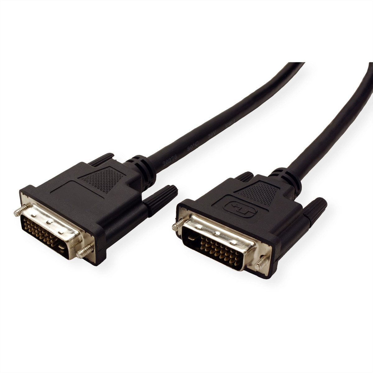 SECOMP STANDARD Monitorkabel DVI Audio- & Video-Kabel, DVI-D 24+1, Dual-Link Männlich (Stecker), DVI-D 24+1, Dual-Link Männlich (Stecker) (200.0 cm), DVI ST-ST, (24+1) dual link