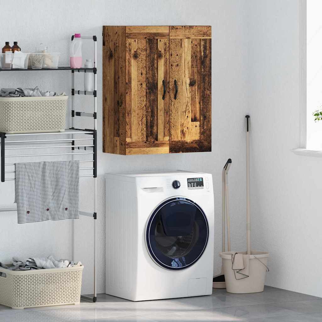 vidaXL Hängeschrank Wandschrank Altholz 69,5 x 34 x 90 cm Holzwerkstoff (1-St)