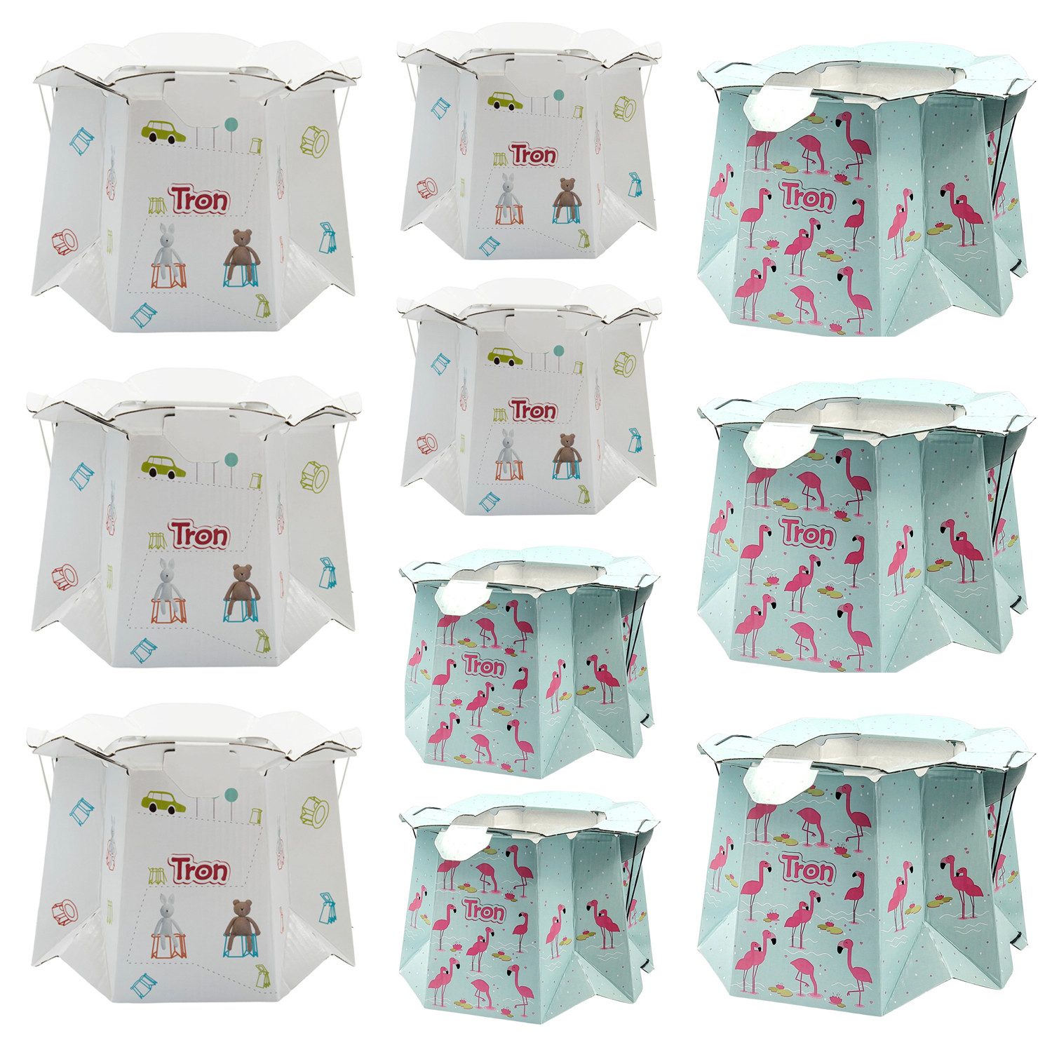 Tron Toilettentrainer, (10-tlg), 10x Reise-Einmalartikel