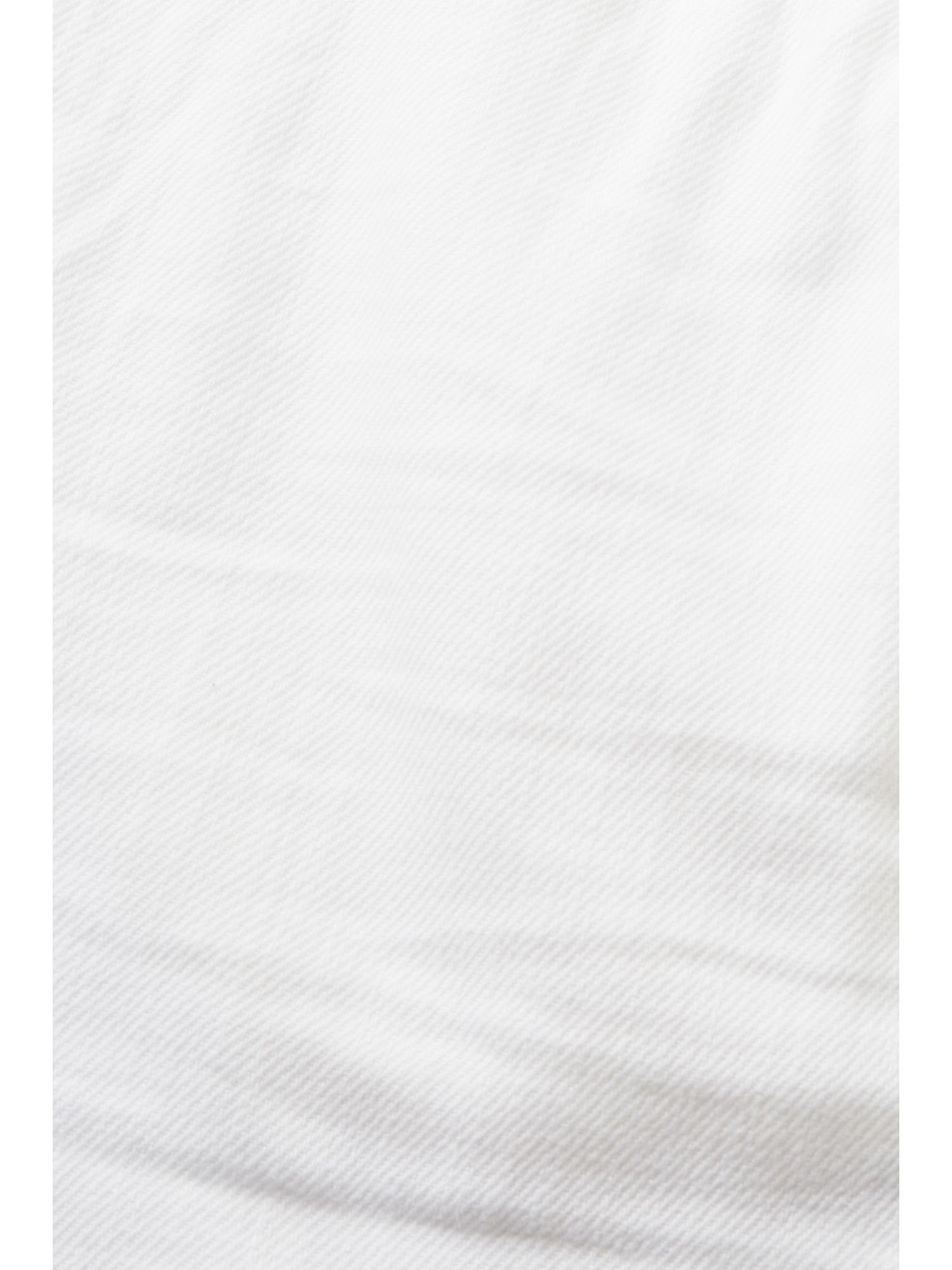 Esprit Shorts Twill-Shorts, 100 WHITE (1-tlg) % Baumwolle
