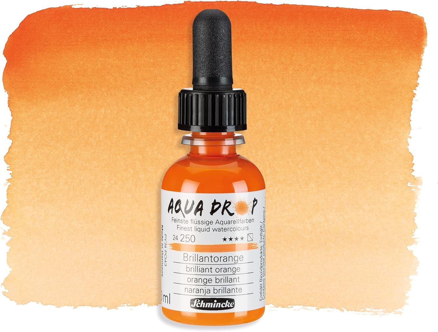Schmincke Aquarellfarbe flüssig, Aqua Drop 30ml Pipettenflasche, verschieden Farben