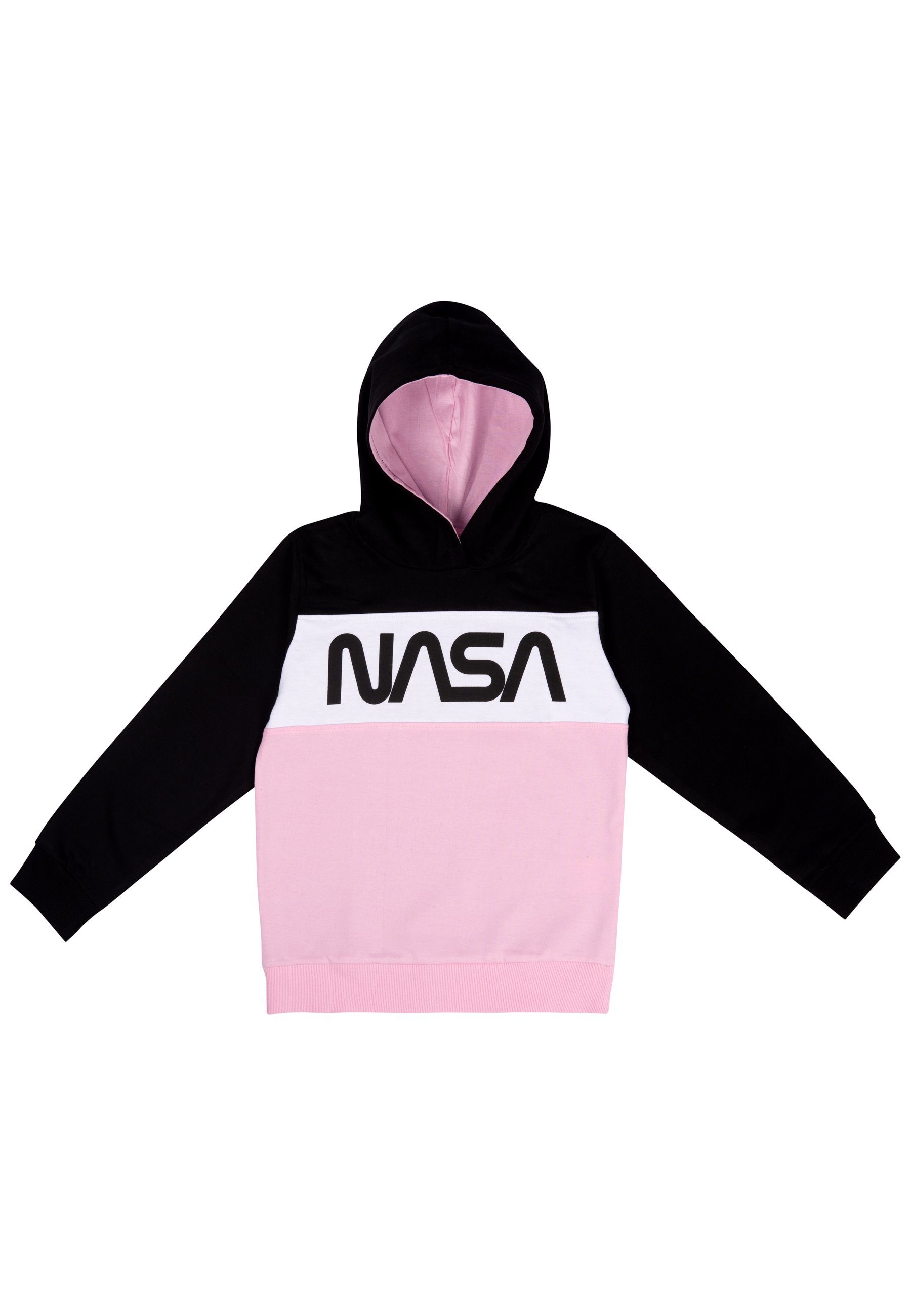 United Labels® Sweatshirt NASA - retro Logo, Hoodie, rosa