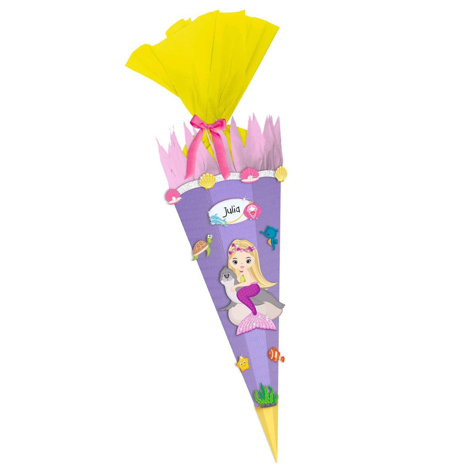 Ursus - Ludwig Bähr Schultüte Ursus SCHULTÜTEN-BASTELSET EASY LINE "MEERJUNGFRAU"