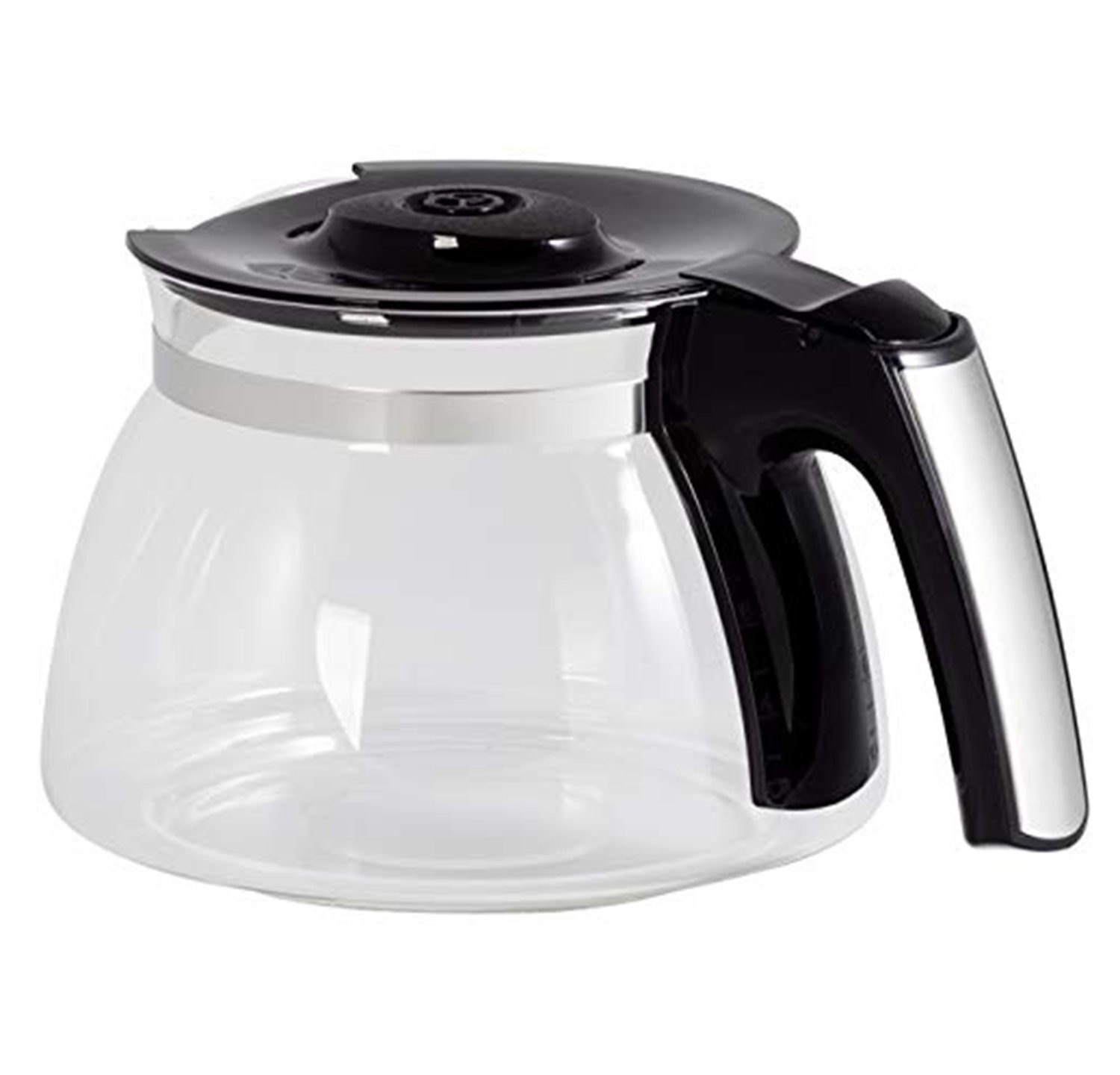 Melitta Kaffeekanne Glasskanne 6758146, 1,2 l, mit Deckel für Filterkaffeemaschine