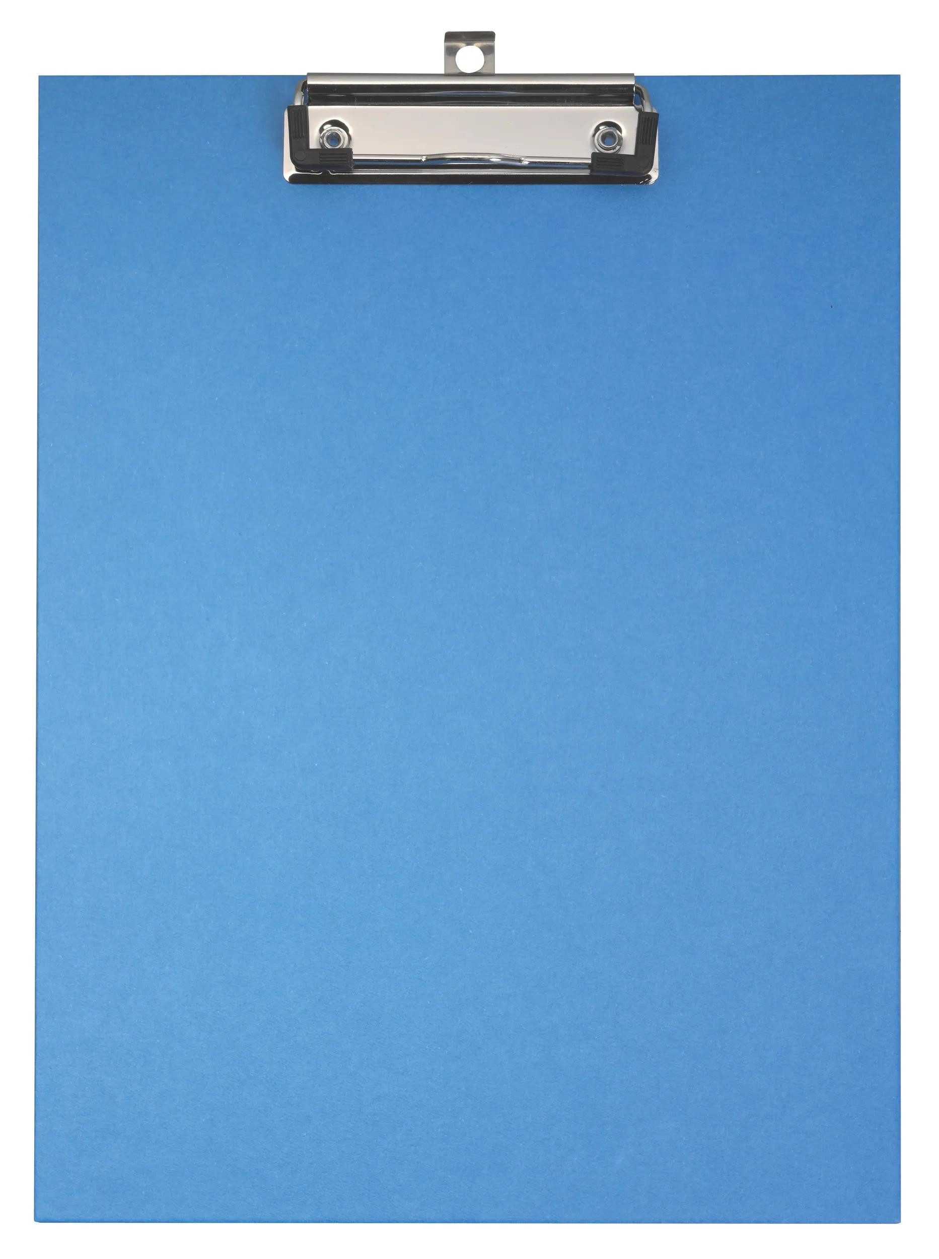 Klemmtafel 10x Klemmbrett beschichtet - Format 23x32cm für A4 - Blau - 17292E
