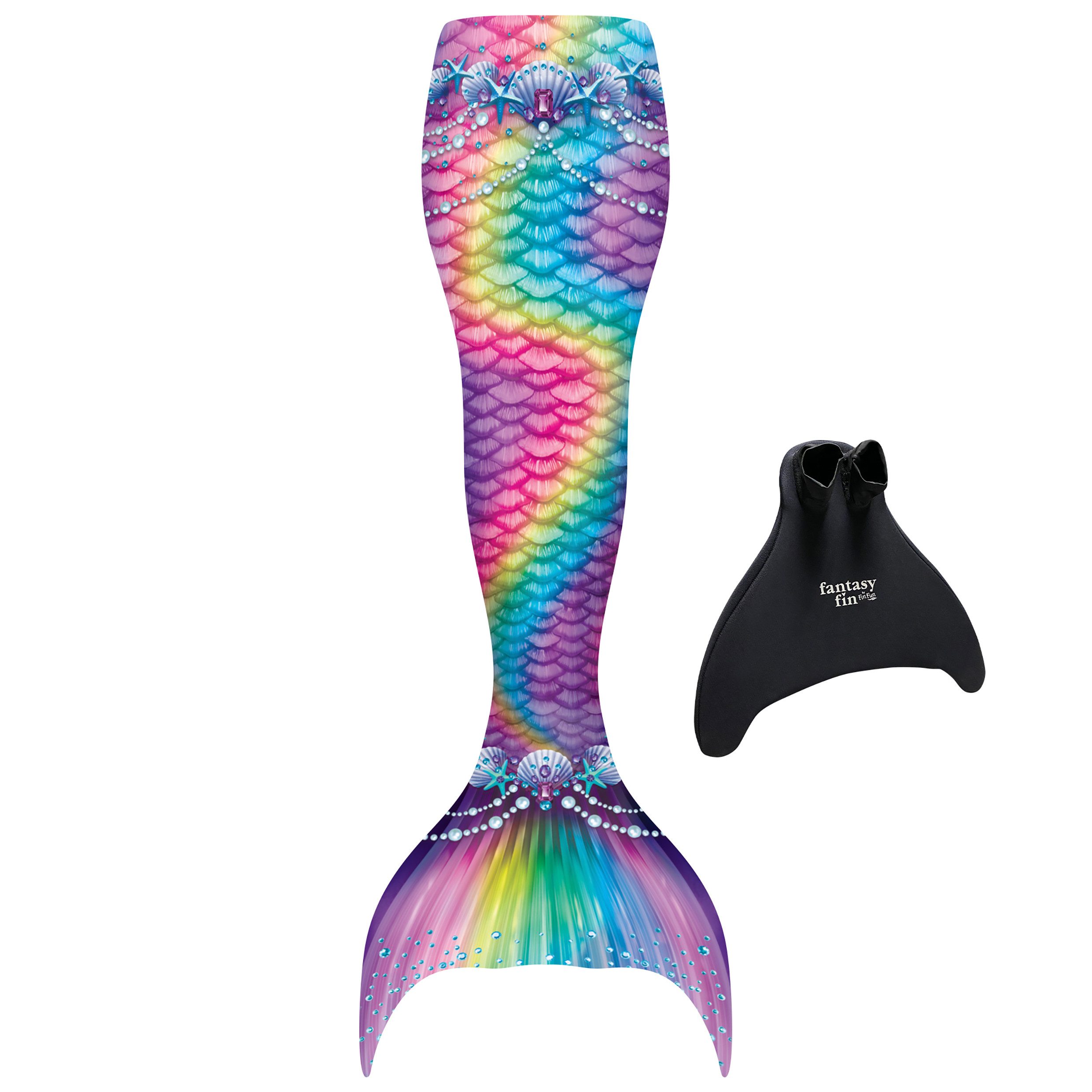 Fin Fun Monoflosse Fin Fun Meerjungfrau FANTASY RAINBOW HEAVEN