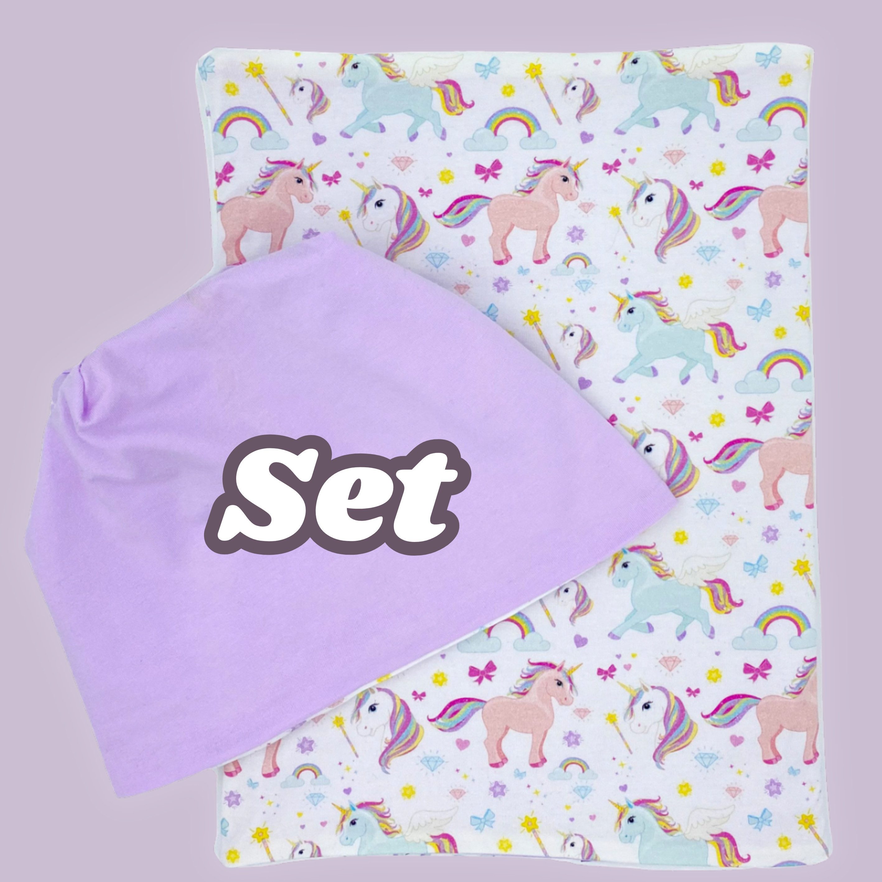 HECKBO Beanie HECKBO Kinder Mädchen Jungen Beanie Mütze & Loop-Schal Set – Bild 4 von 5