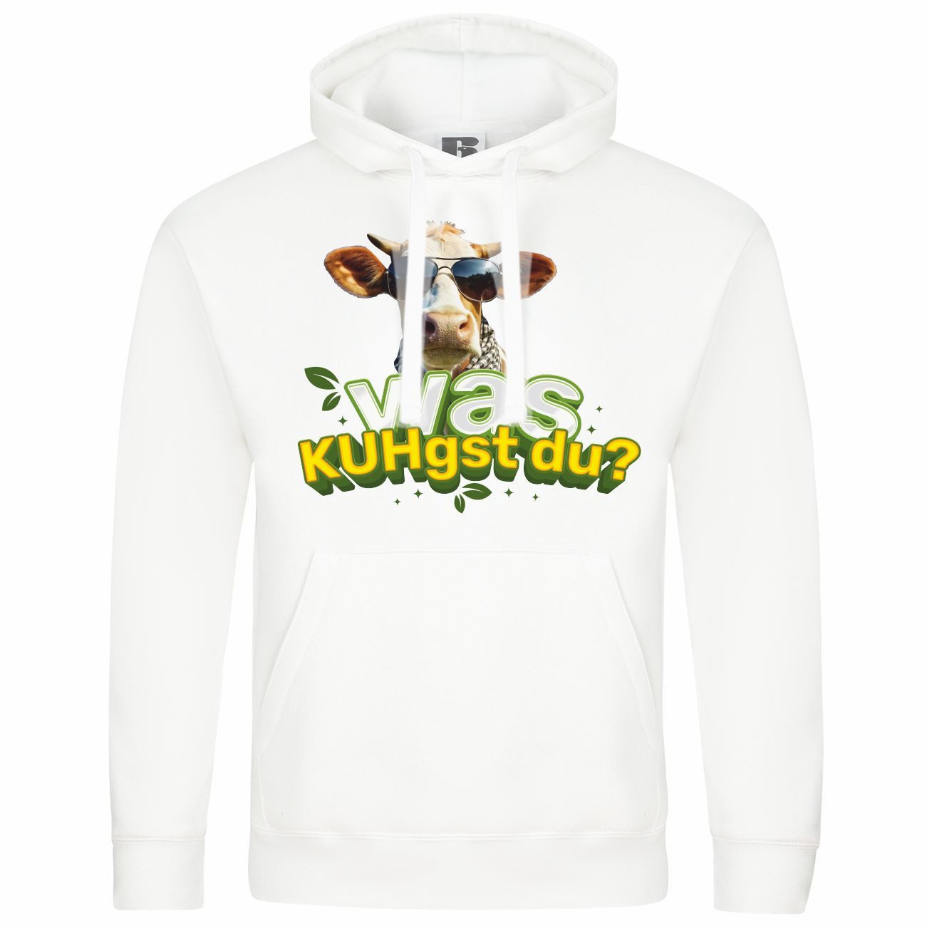 Kapuzenpullover Herren Kapuzenpullover Was KUHgst du