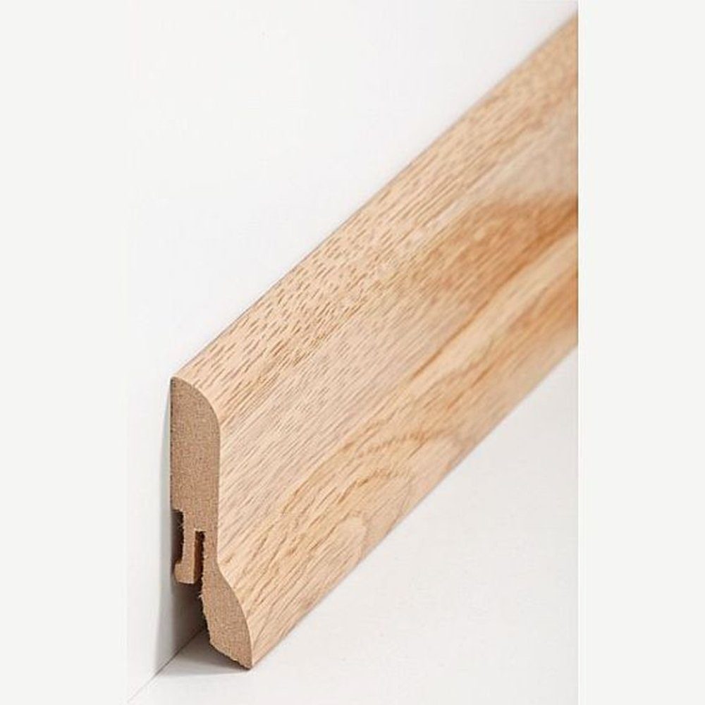 Südbrock Sockelleiste MDF, 20 x 60 x 2500 mm, Eiche, Fußleiste, MDF foliert