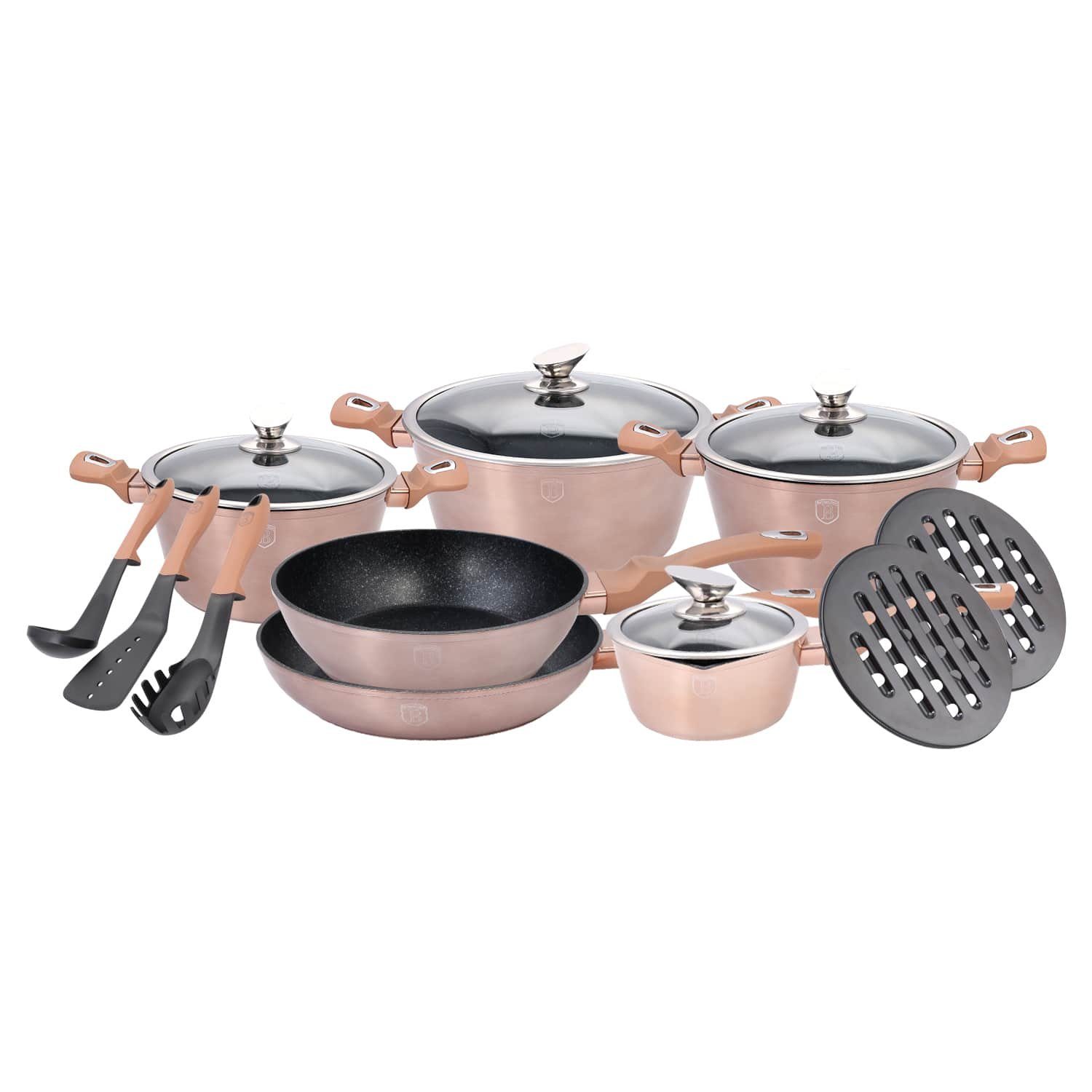 BerlingerHaus Topf-Set Töpfe 496, Edelstahl (Set)