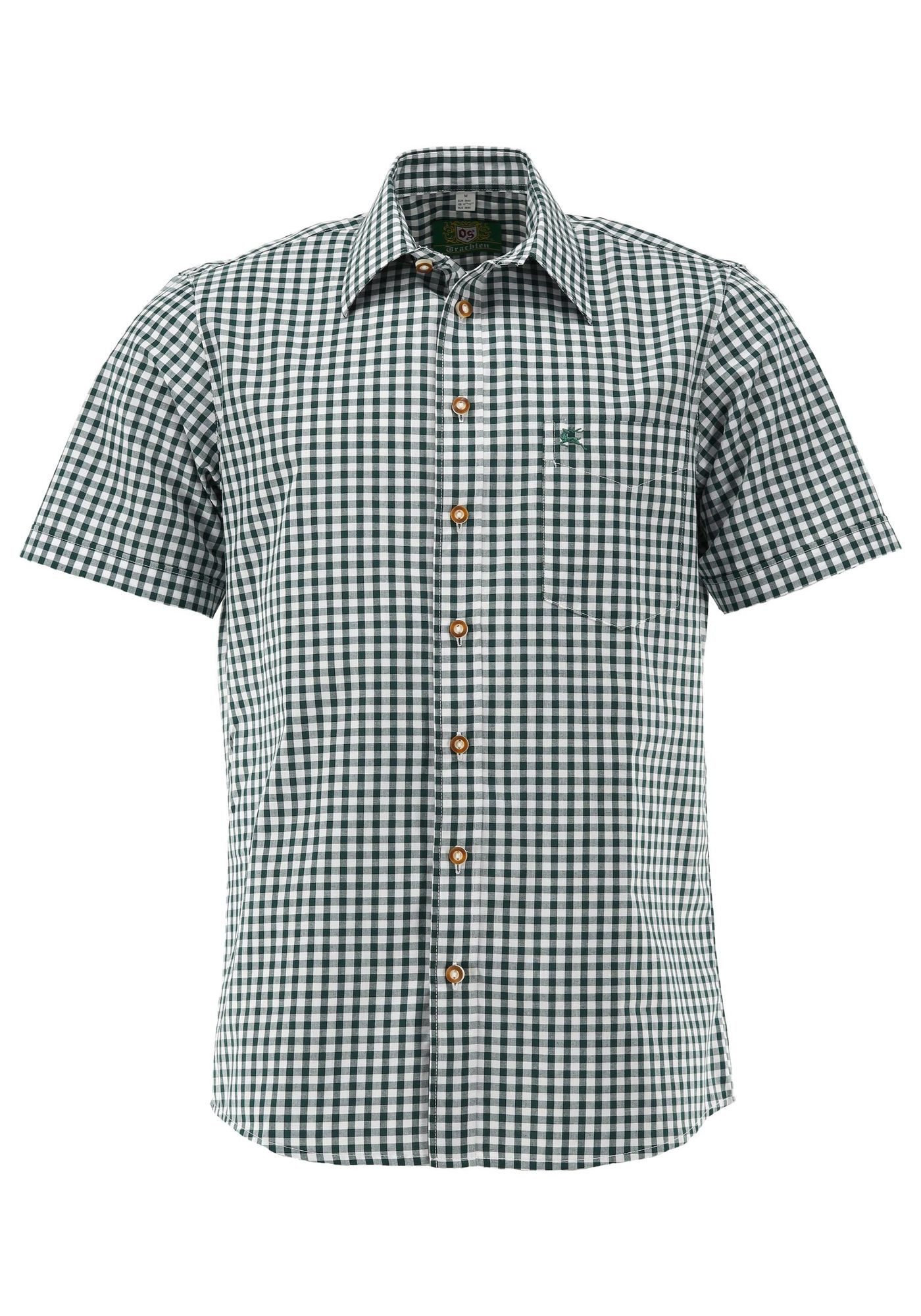 OS Trachten Trachtenhemd Zihul Kurzarmhemd mit aufgesetzter Brusttasche mit günstig online kaufen