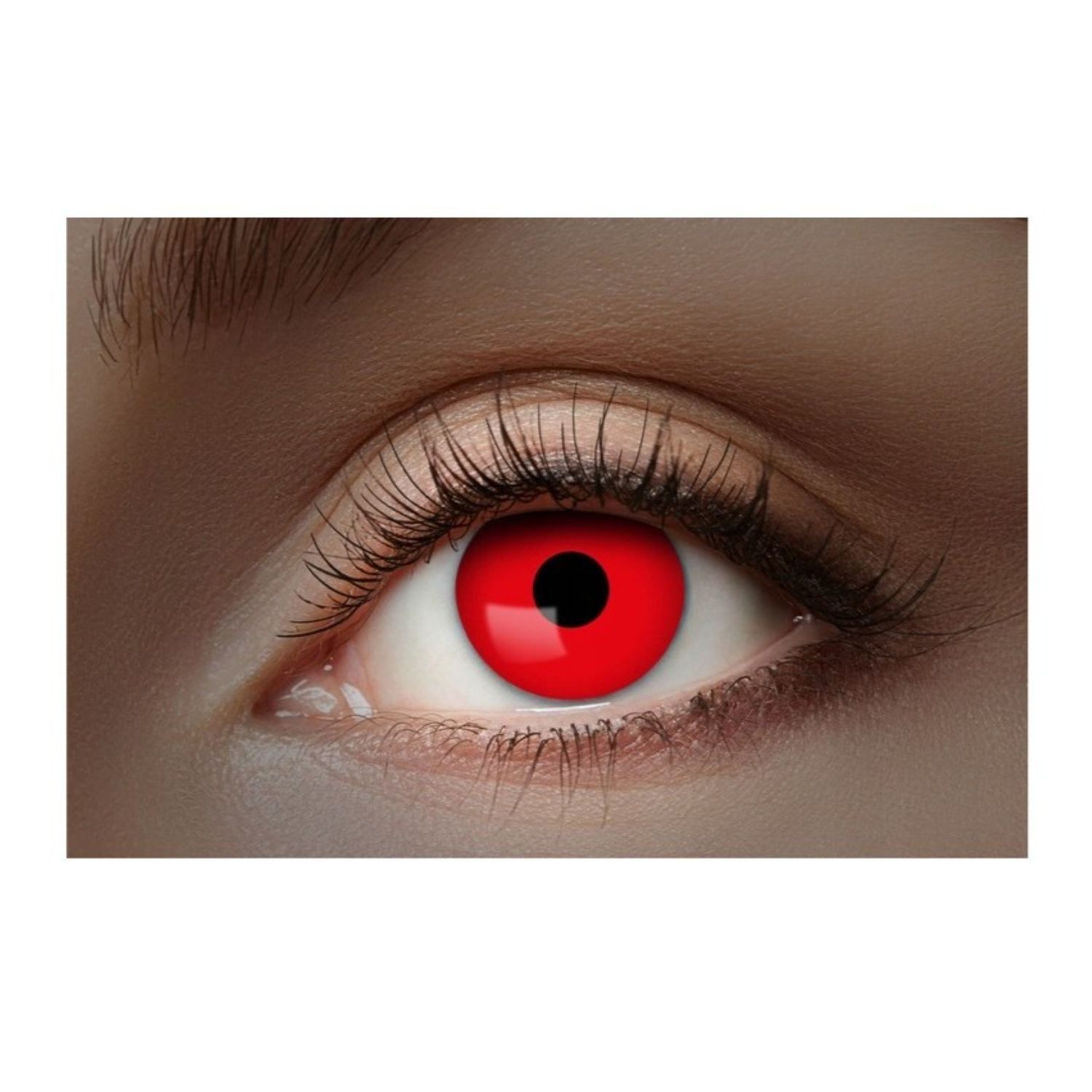 Zoelibat Motivlinsen One Week UV Kontaktlinsen, Rot (W93)