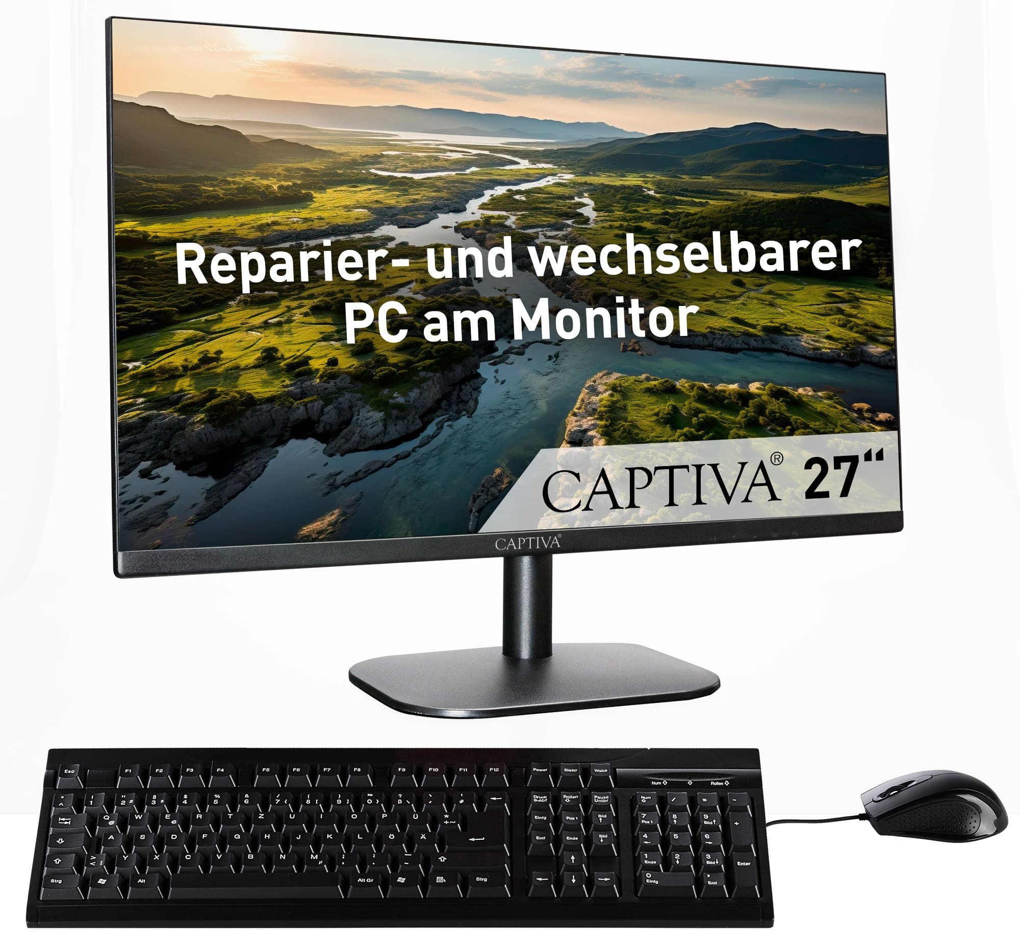 CAPTIVA All-In-One Power Starter I82-275 All-in-One PC (27 Zoll, Intel® Core i5 1240P, -, 16 GB RAM, 1000 GB SSD, Luftkühlung)