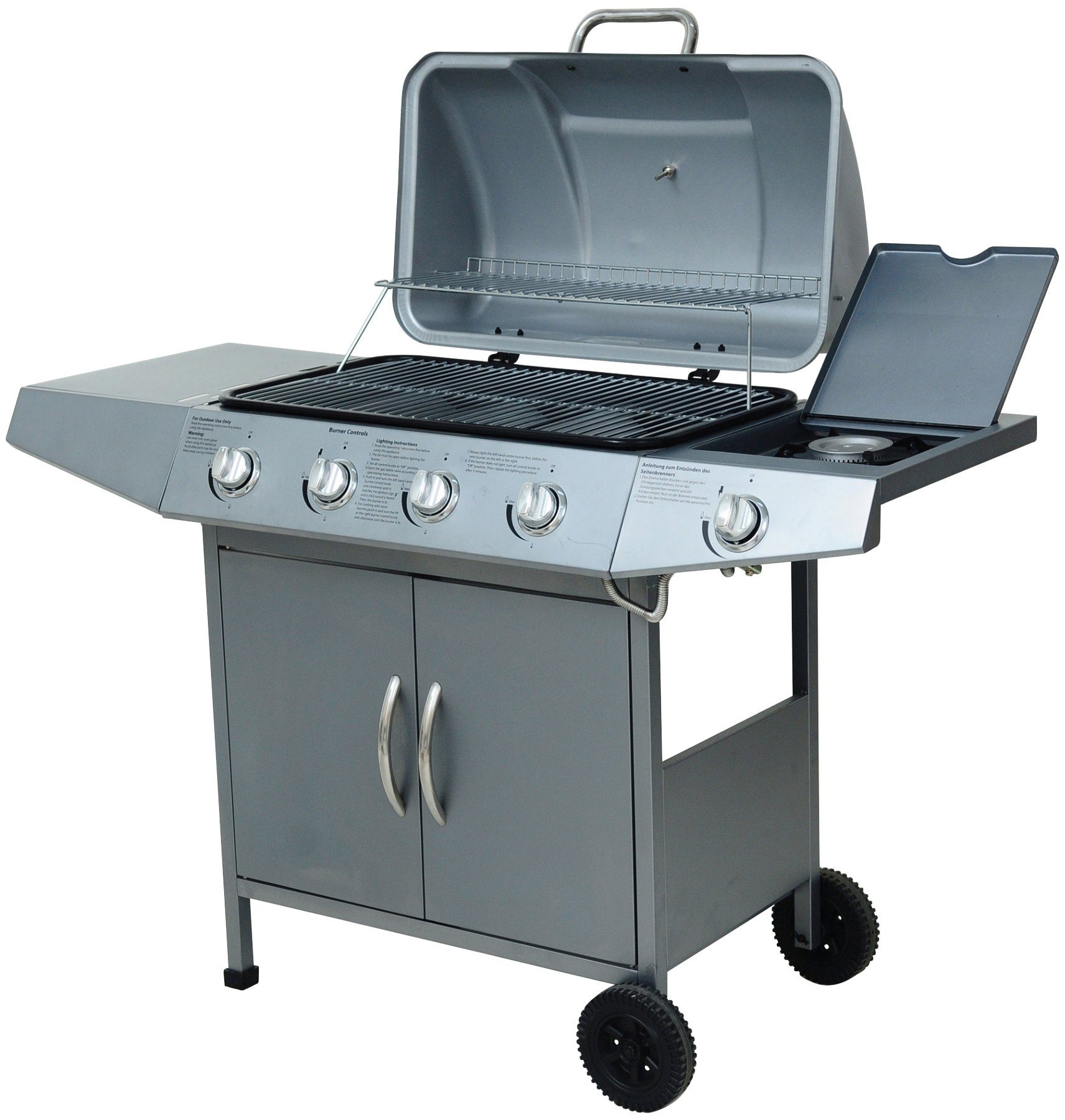 El Fuego Gasgrill Dayton 4+1, BxTxH: 127,5x53x97 cm