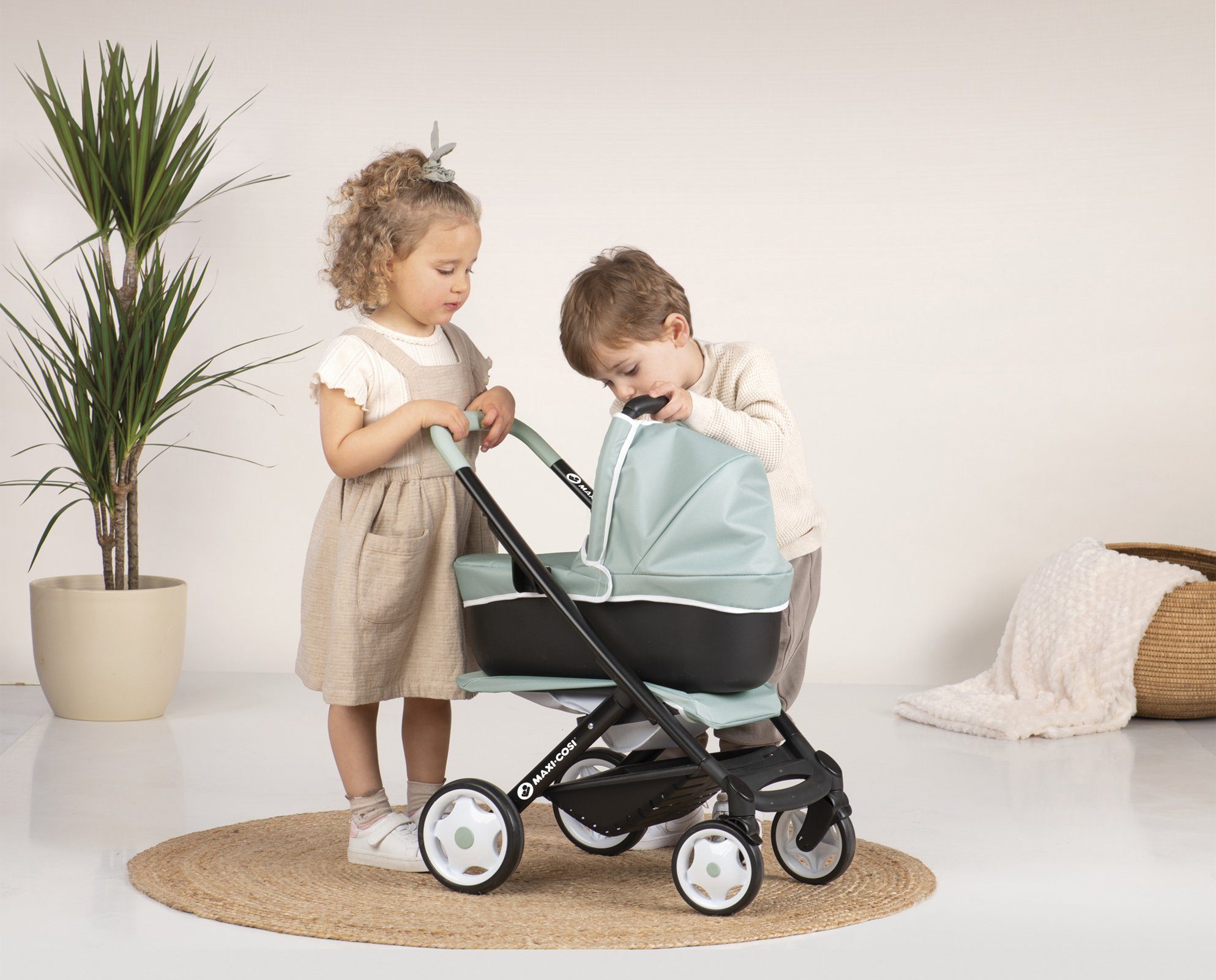 Smoby Kombi-Puppenwagen Quinny 3in1, grün günstig online kaufen