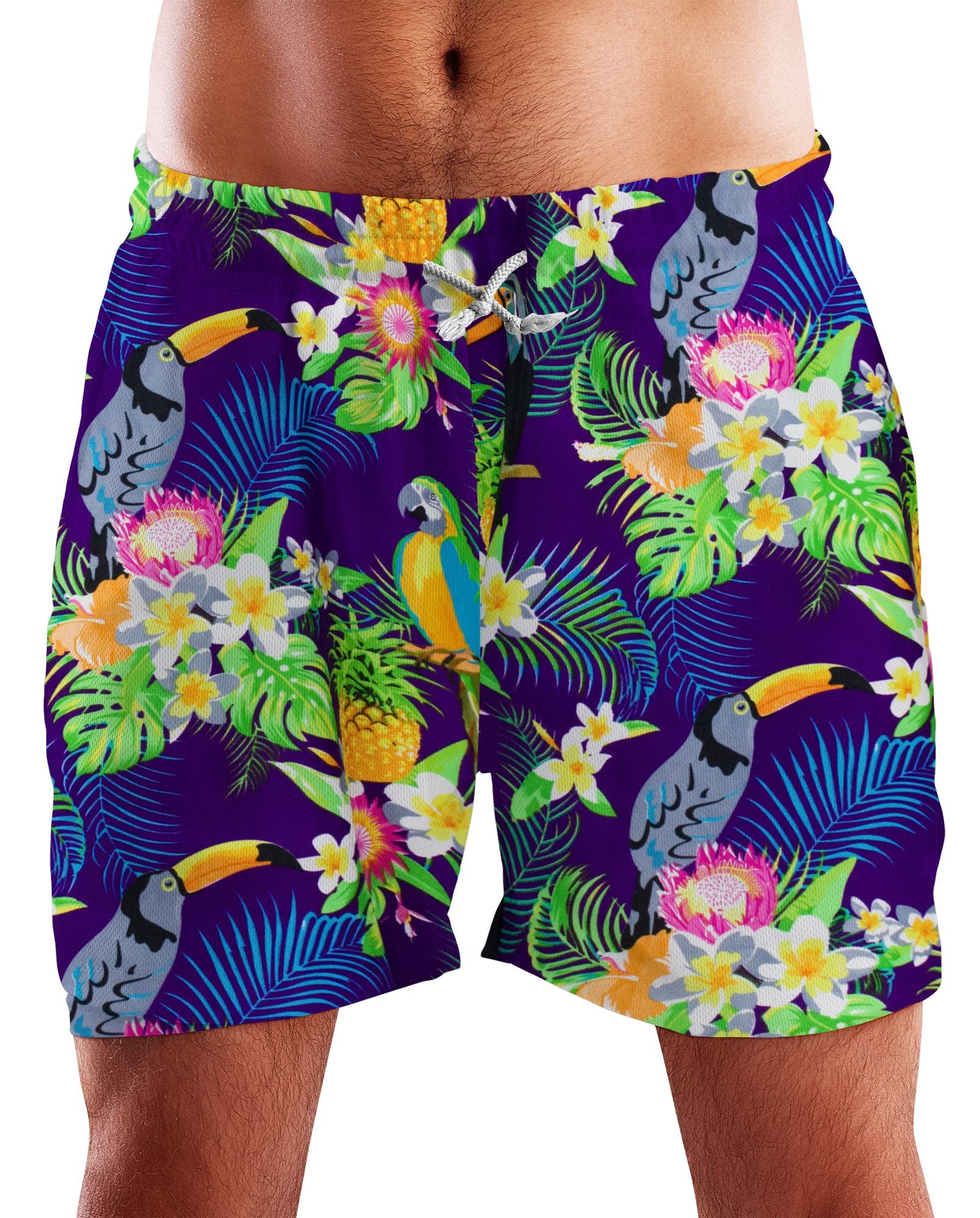 King Kameha Badeshorts Parrot Cockatoo Hawaii günstig online kaufen