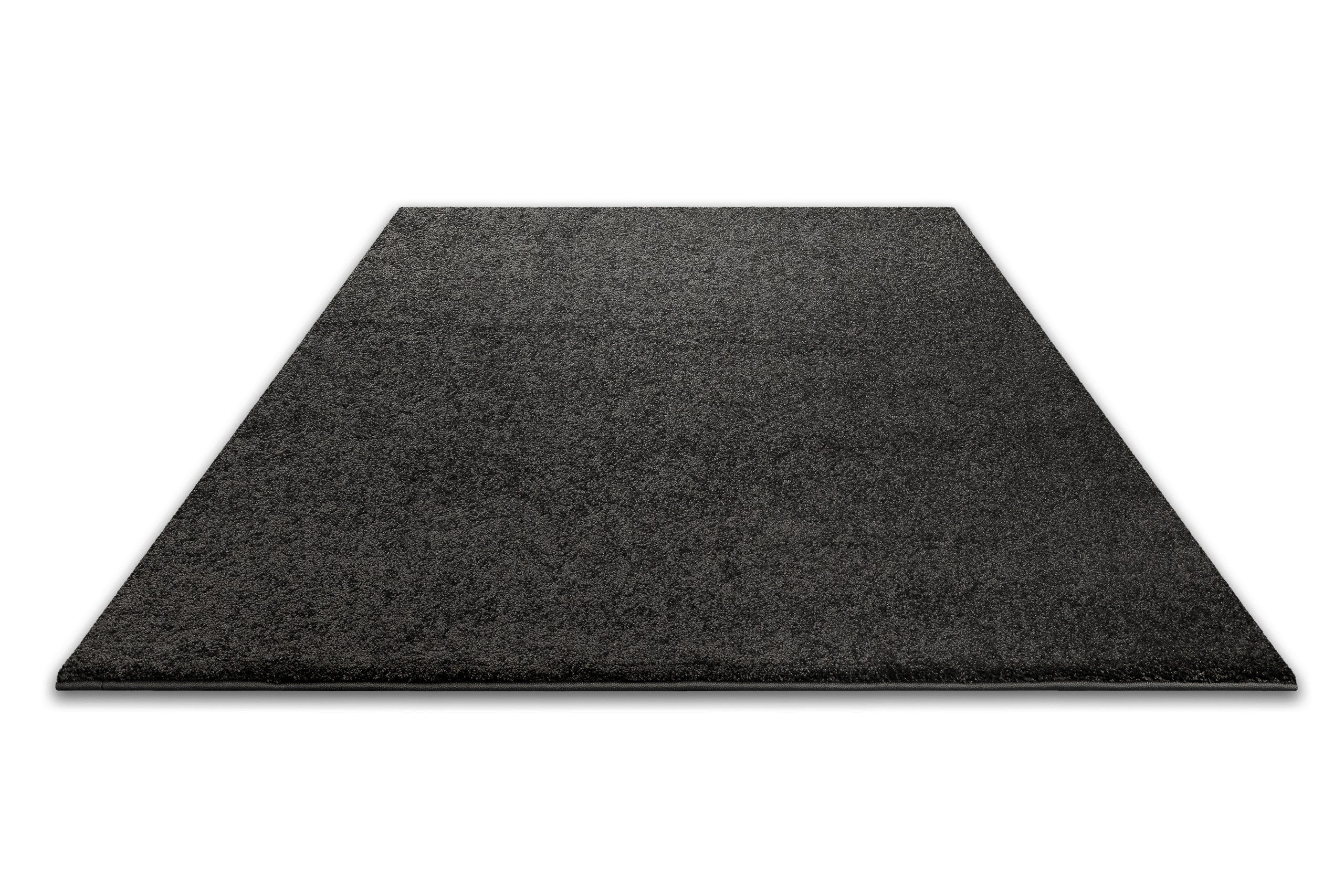 Wecon home Hochflor-Teppich Manta, quadratisch, Höhe: 25 mm, Langflor, maschinell gewebt, robust, Wohn- & Schlafzimmer, uni