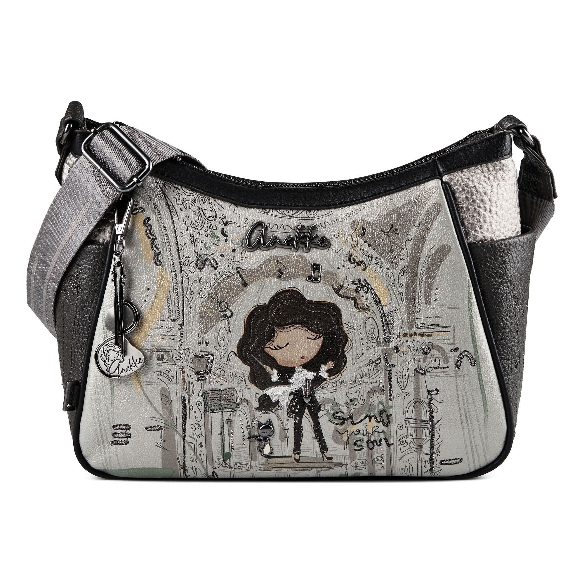 Anekke Schultertasche Orchestra, Polyurethan