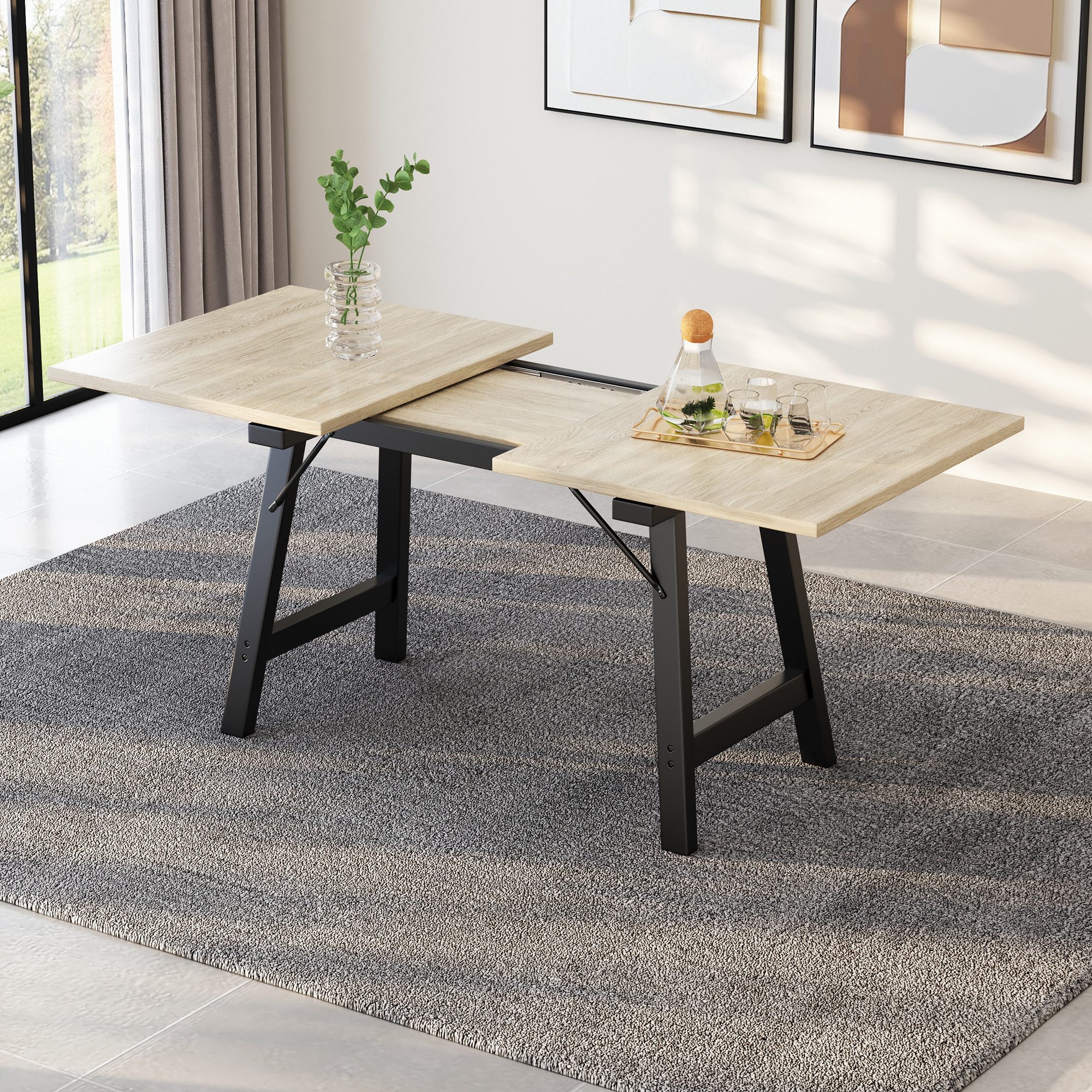 Flieks Esstisch (140-180x80x75 cm, 1-St., 1 günstig online kaufen