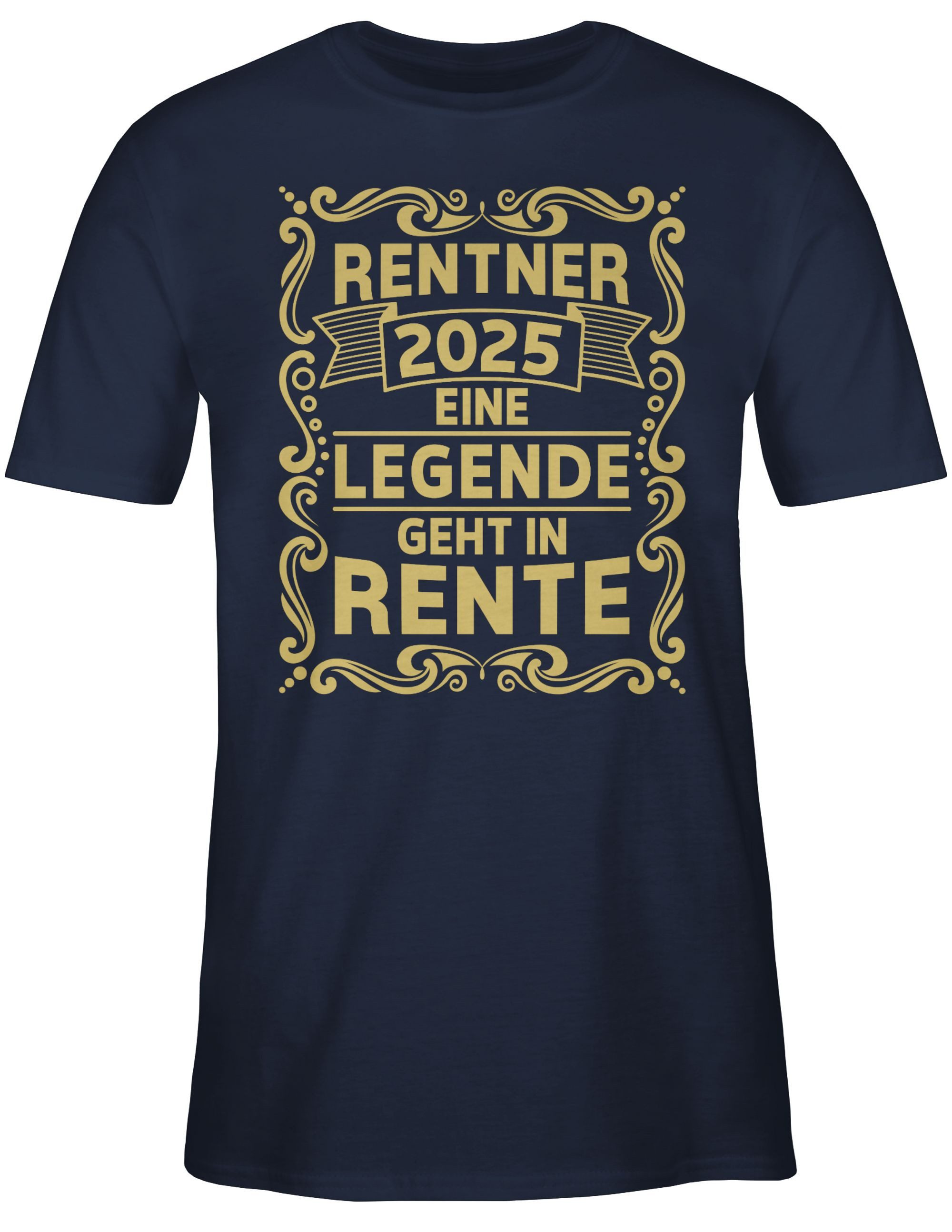 Shirtracer T-Shirt Rentner 2025 Eine Legende geht in Rente I Ruhestand Gesc günstig online kaufen