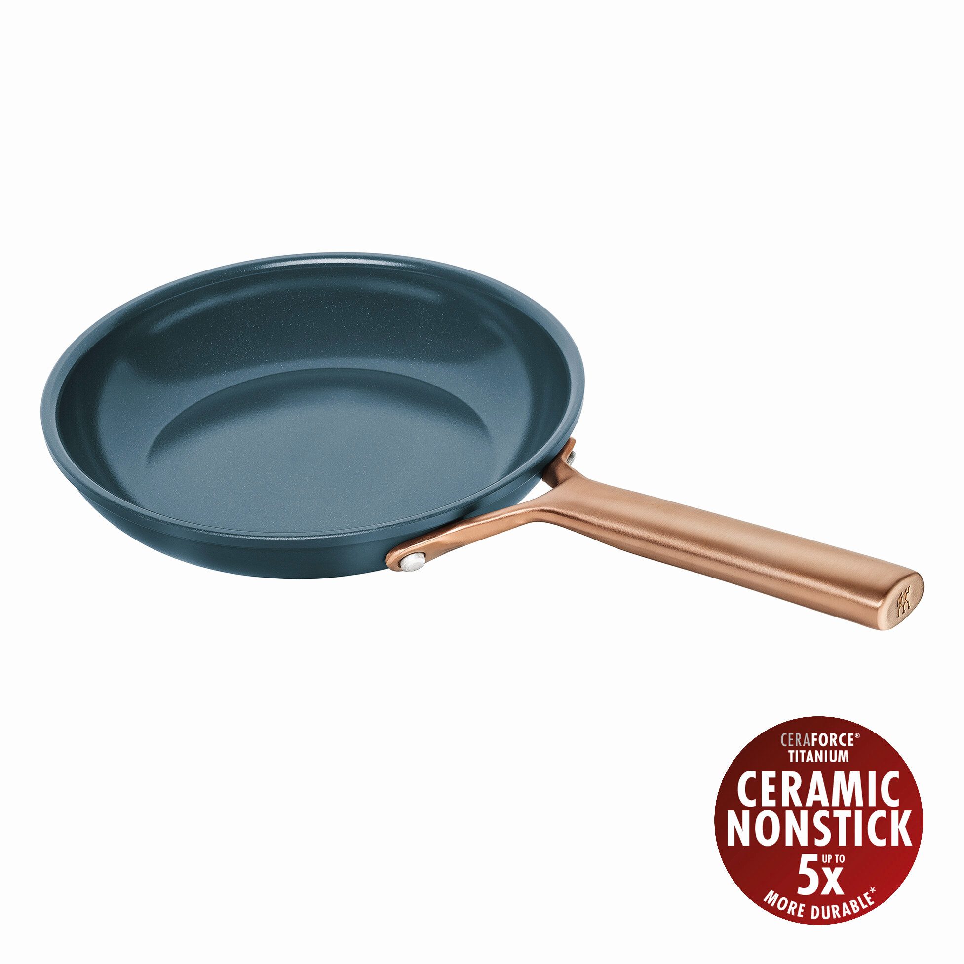 Zwilling Bratpfanne Milano, Aluminium (1-tlg), Keramik-Antihaftbeschichtung, Induktion, Made in Italy