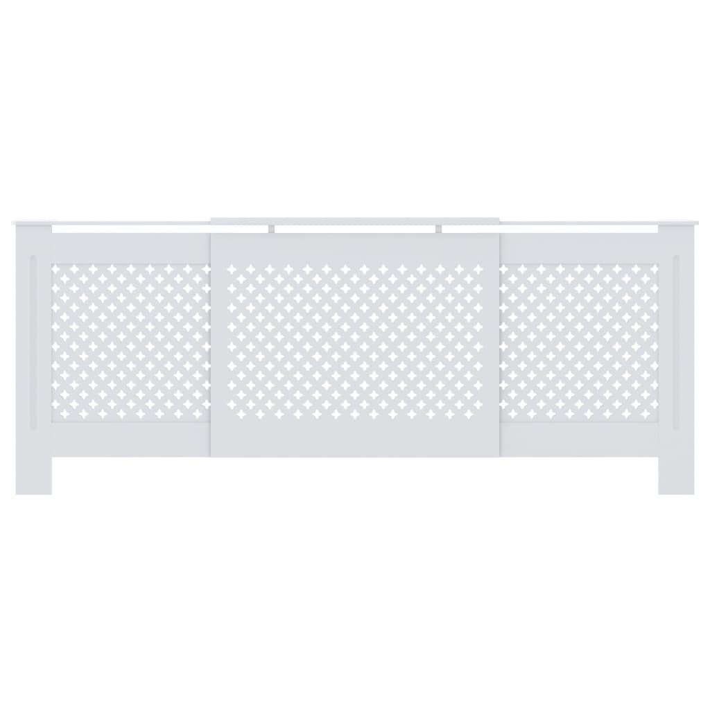 vidaXL Heizungsverkleidung 205 x 205 x 815 cm Heizungsverkleidung Heizungsabdeckung MDF Heizkörpe