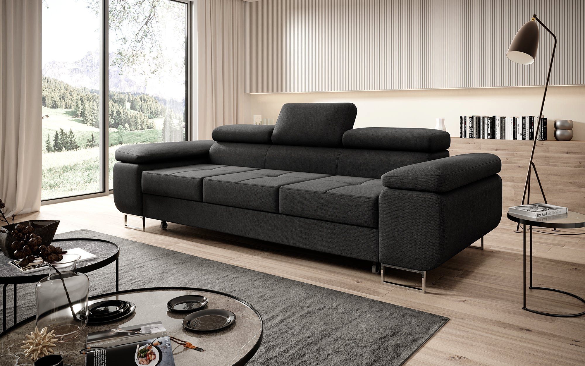 Luxusbetten24 Schlafsofa Designer Sofa Siera, mit Schlaffunktion günstig online kaufen