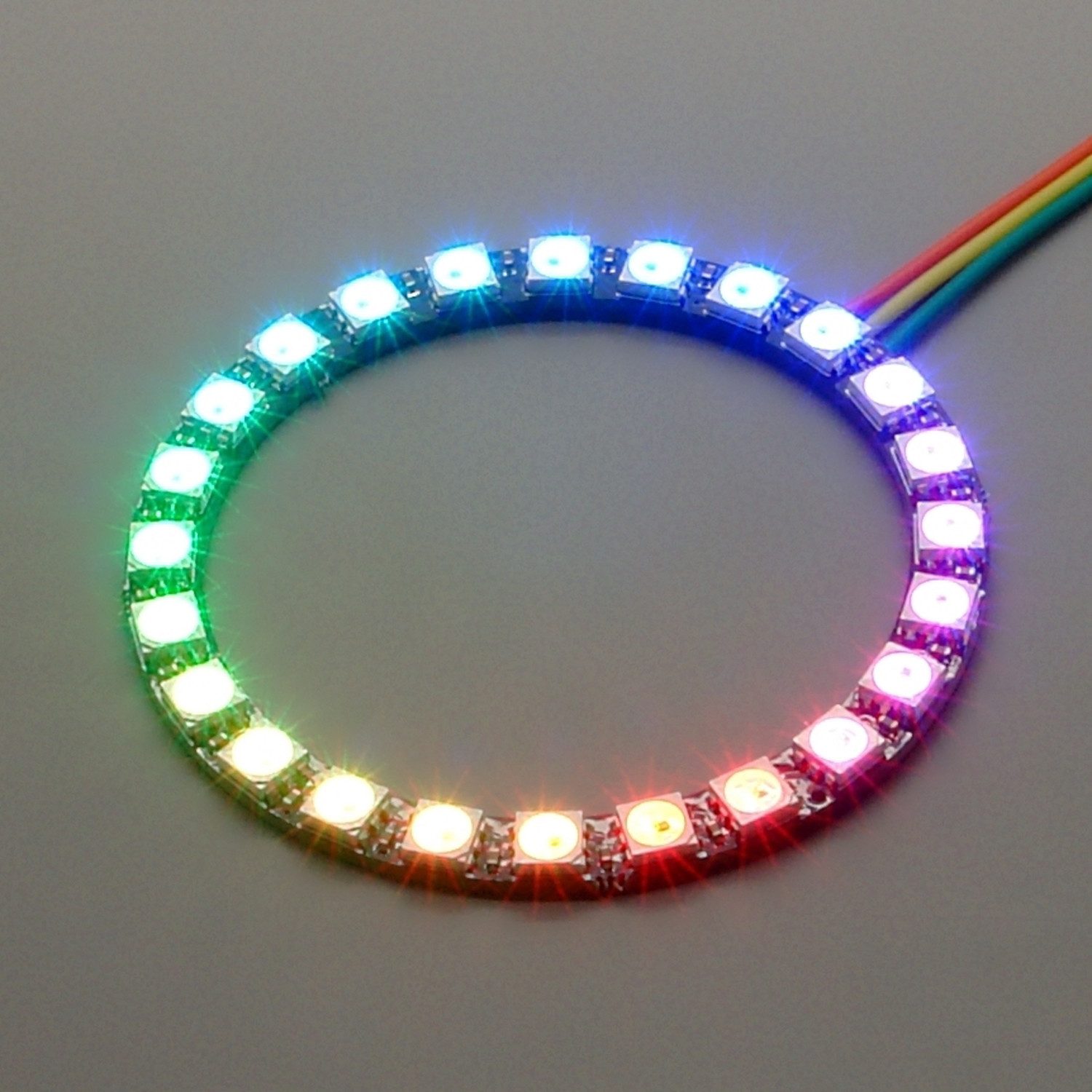 LED-Streifen NeoPixel Ring mit 24 WS2812 5050 RGB LEDs