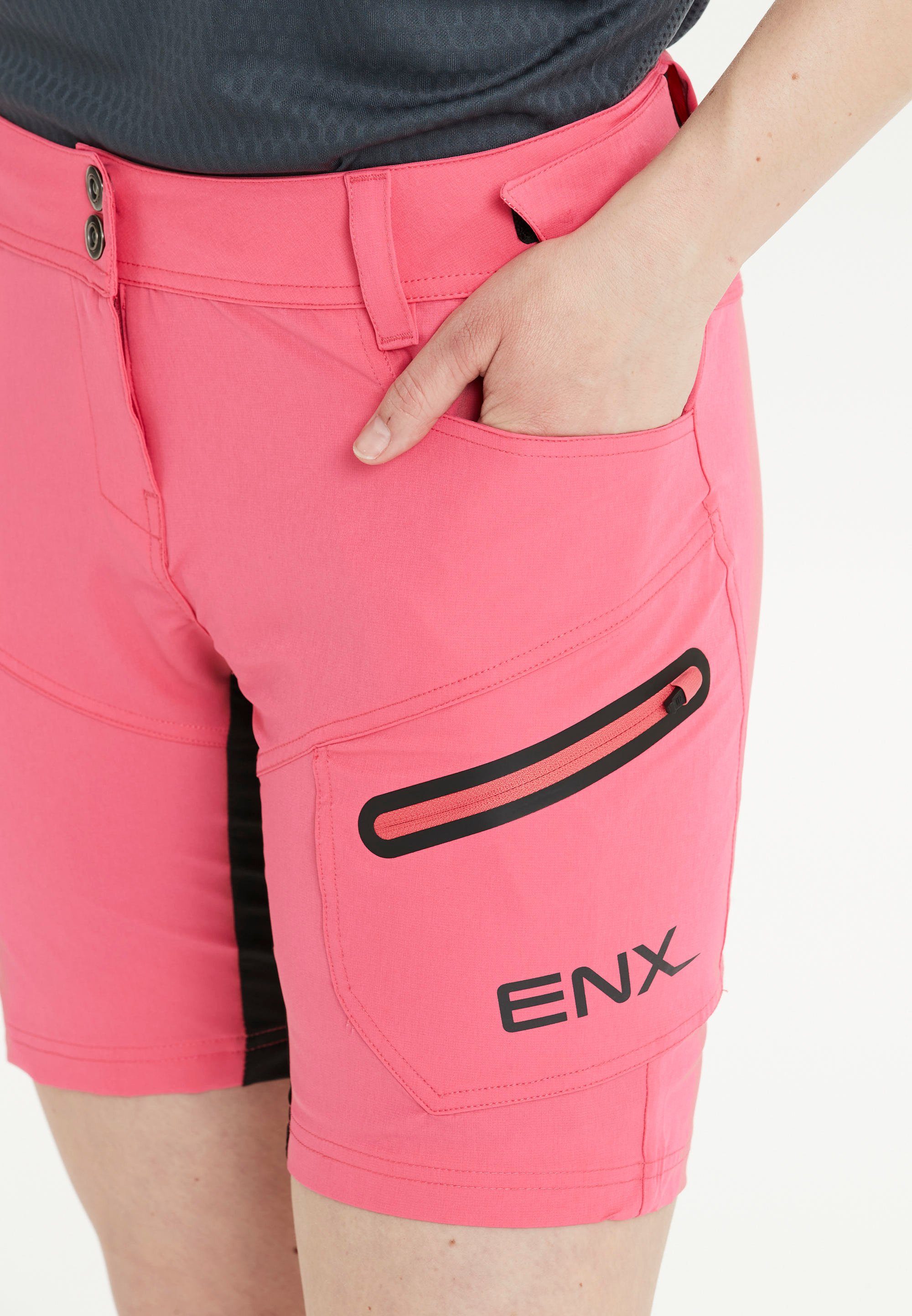 Shorts 1 2 W rosa Innen-Tights Radhose ENDURANCE herausnehmbarer Jamilla in mit