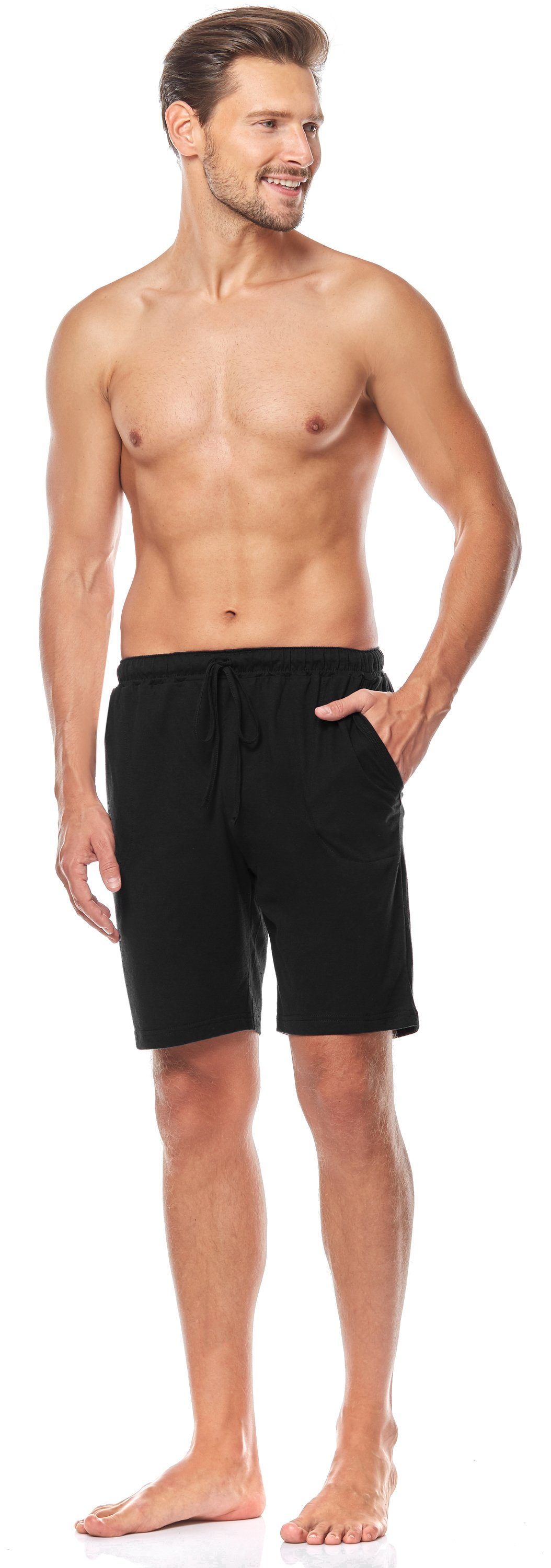 Timone Pyjamashorts Herren Schlafanzughose Kurz TI30-114 (1-tlg)
