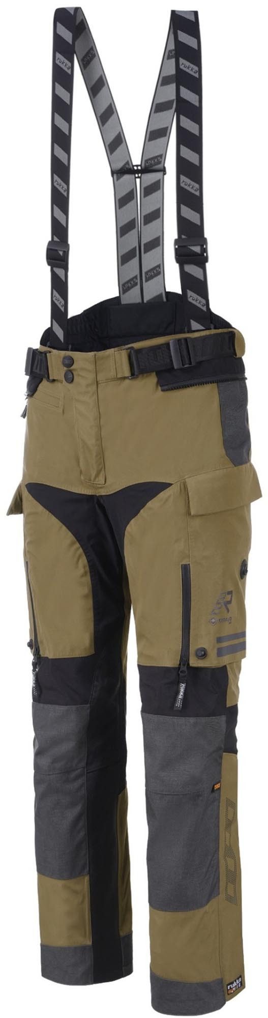 Rukka Motorradhose Titantrail-R GTX Motorrad Textilhose 3-Lagen-Laminat,Verbindungsreißverschluss,Hüftprotektoren enthalt