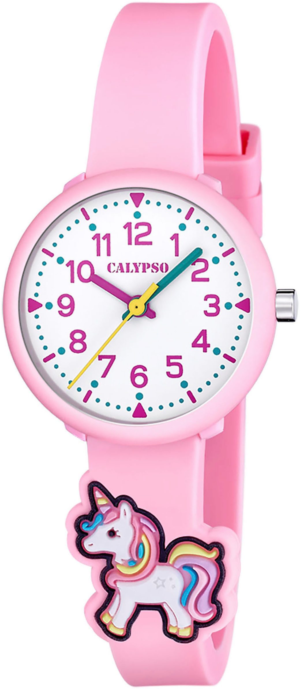 CALYPSO WATCHES Quarzuhr My First Watch K5844/2, Armbanduhr, Kinderuhr, Mädchen, analog, Einhorn