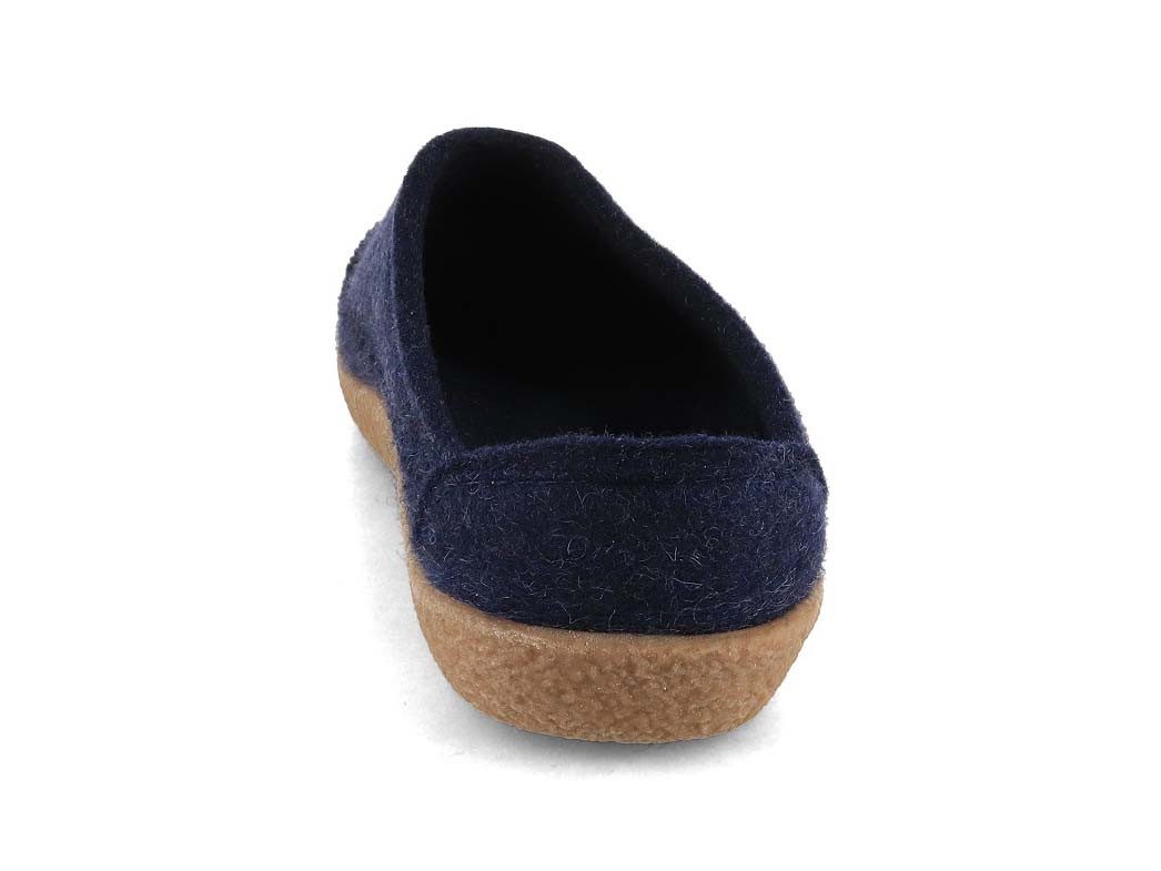 Haflinger Filz-Pantoffel Blizzard Credo Hausschuh mit weitem Einstieg