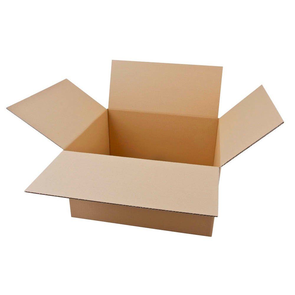 Versandkarton 20 Versandkartons 1-wellig 49x43x26,7cm braun
