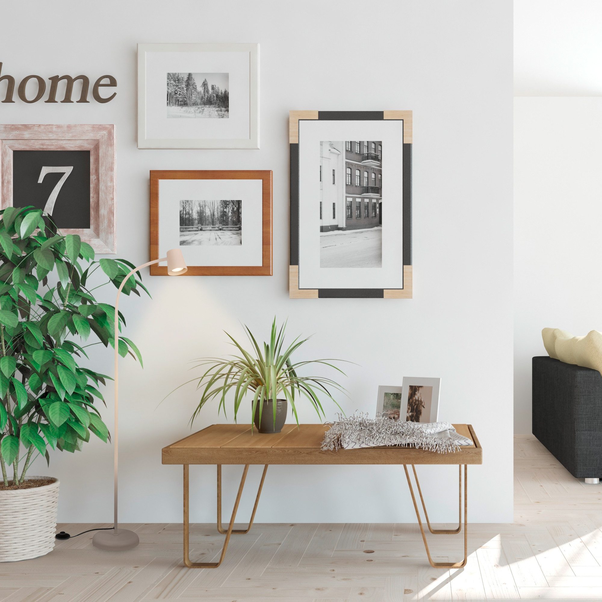 Briloner Leuchten Stehlampe LED Stehleuchte schwenkbar Home Office Wohnzimmer GU10, ohne Leuchtmittel, 2700K - Extra - Warmweiß