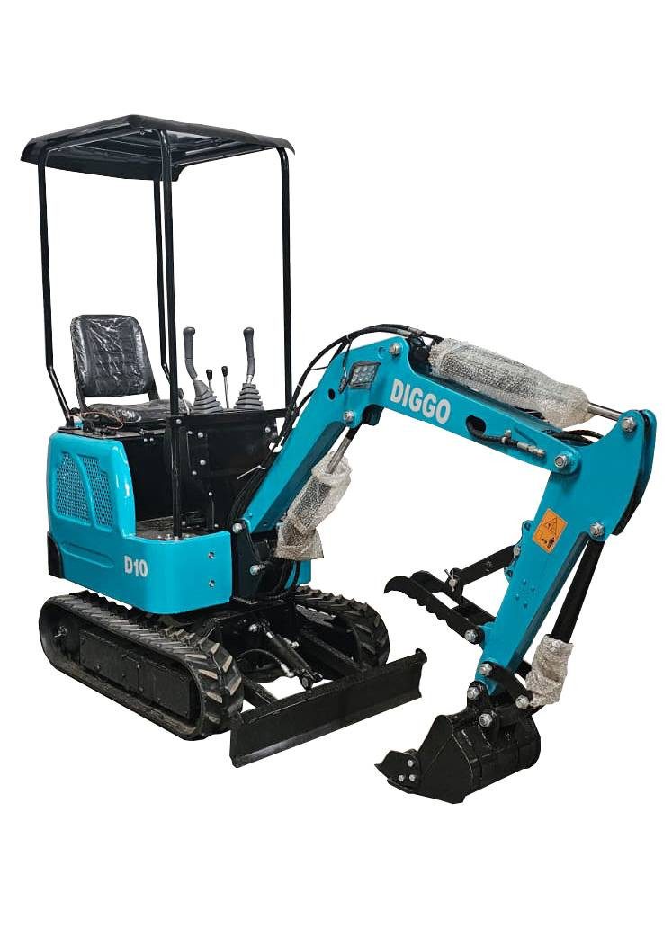 Teico Minibagger DIGGO D10 Minibagger Diesel – Kompakt, kraftvoll und vielseitig