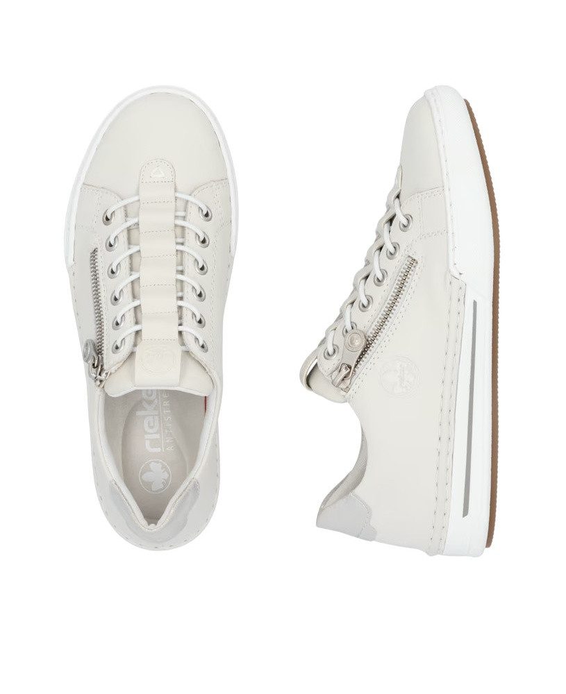Rieker (Glattleder) L7250 weiss Damen Sneaker günstig online kaufen