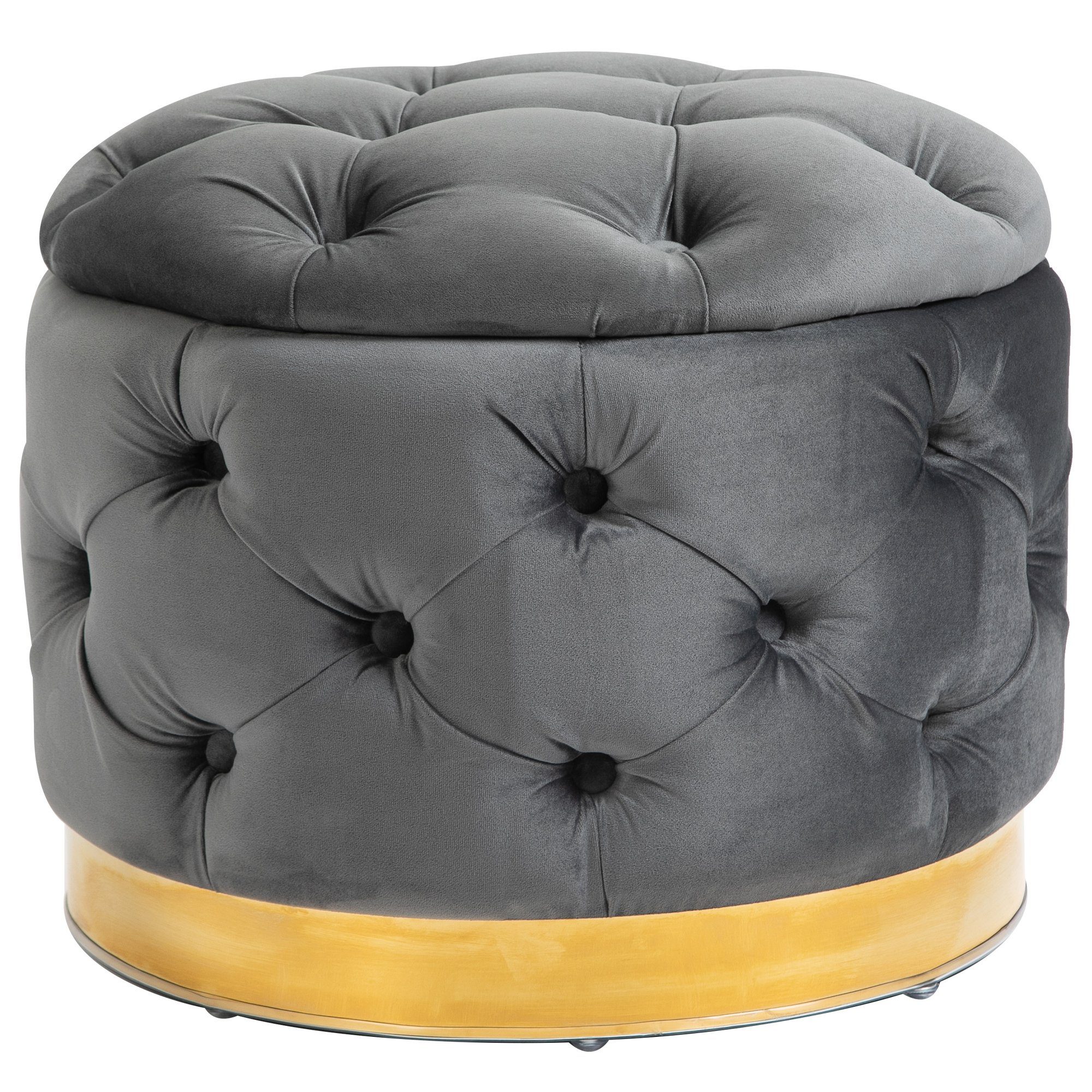 HOMCOM Polsterhocker Sitzhocker im Vintagestil günstig online kaufen