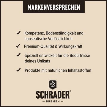 Schrader Antik Wachs + Baumwolltuch - dreiteiliges Set Holzreiniger (Pflegemittel für unbehandelte/gewachste Holzmöbel - Made in Germany)