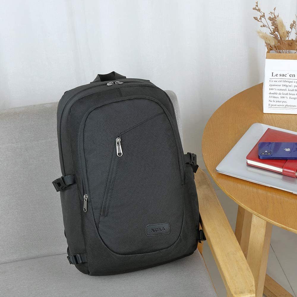 Herren Businesstaschen Housruse Notebook-Rucksack Laptop Rucksack für Herren Wasserabweisend Reiserucksack mit USB Ladeanschluss